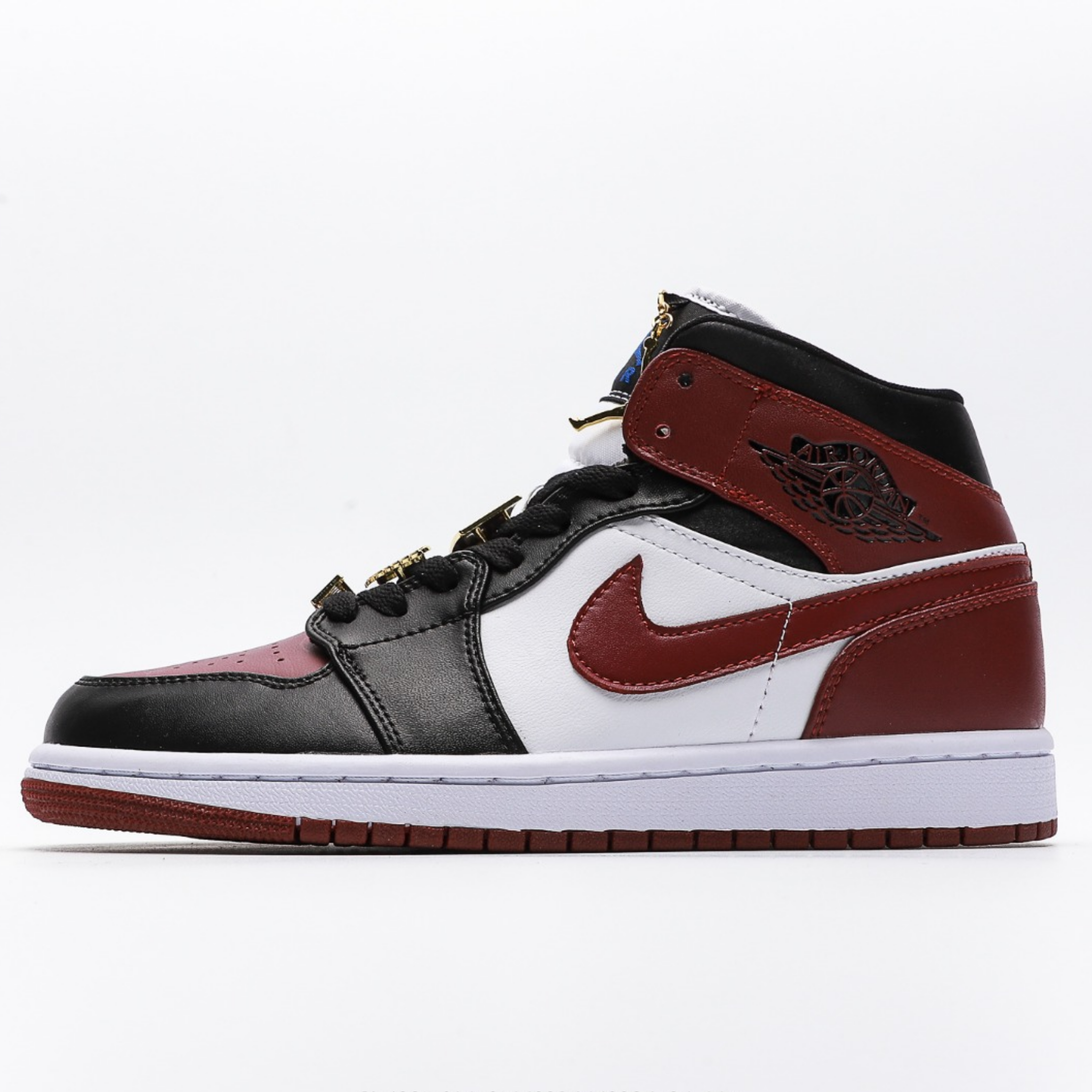 Wmns Air Jordan 1 Mid 'Red-Black'