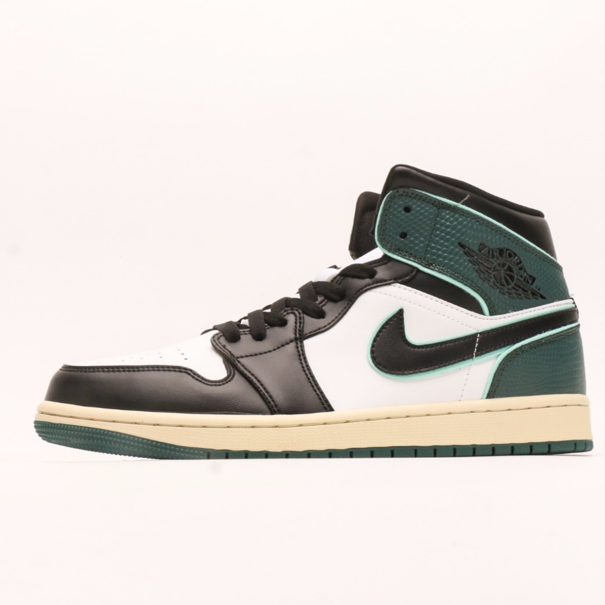 Air Jordan 1 Mid'Green-Black'