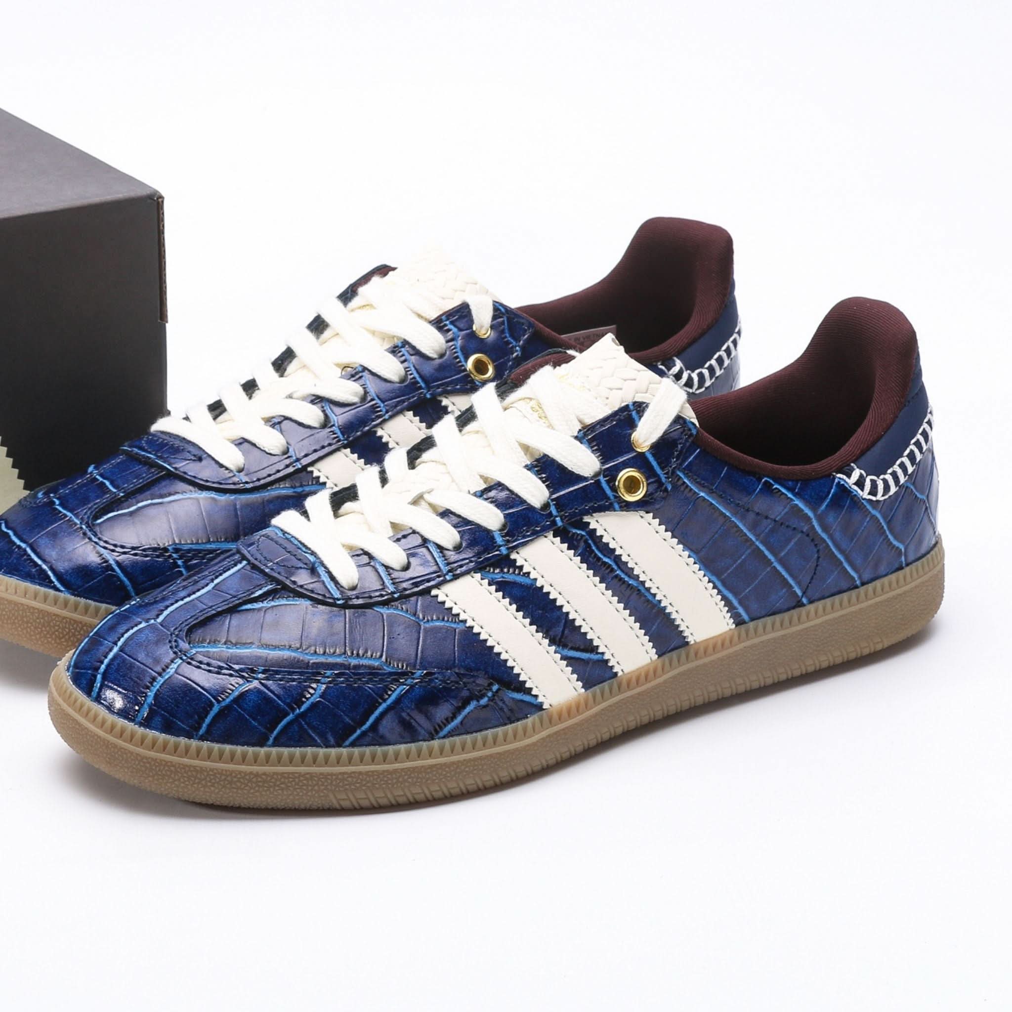 Adidas x Wales Bonner Samba OG "Navy Croc"