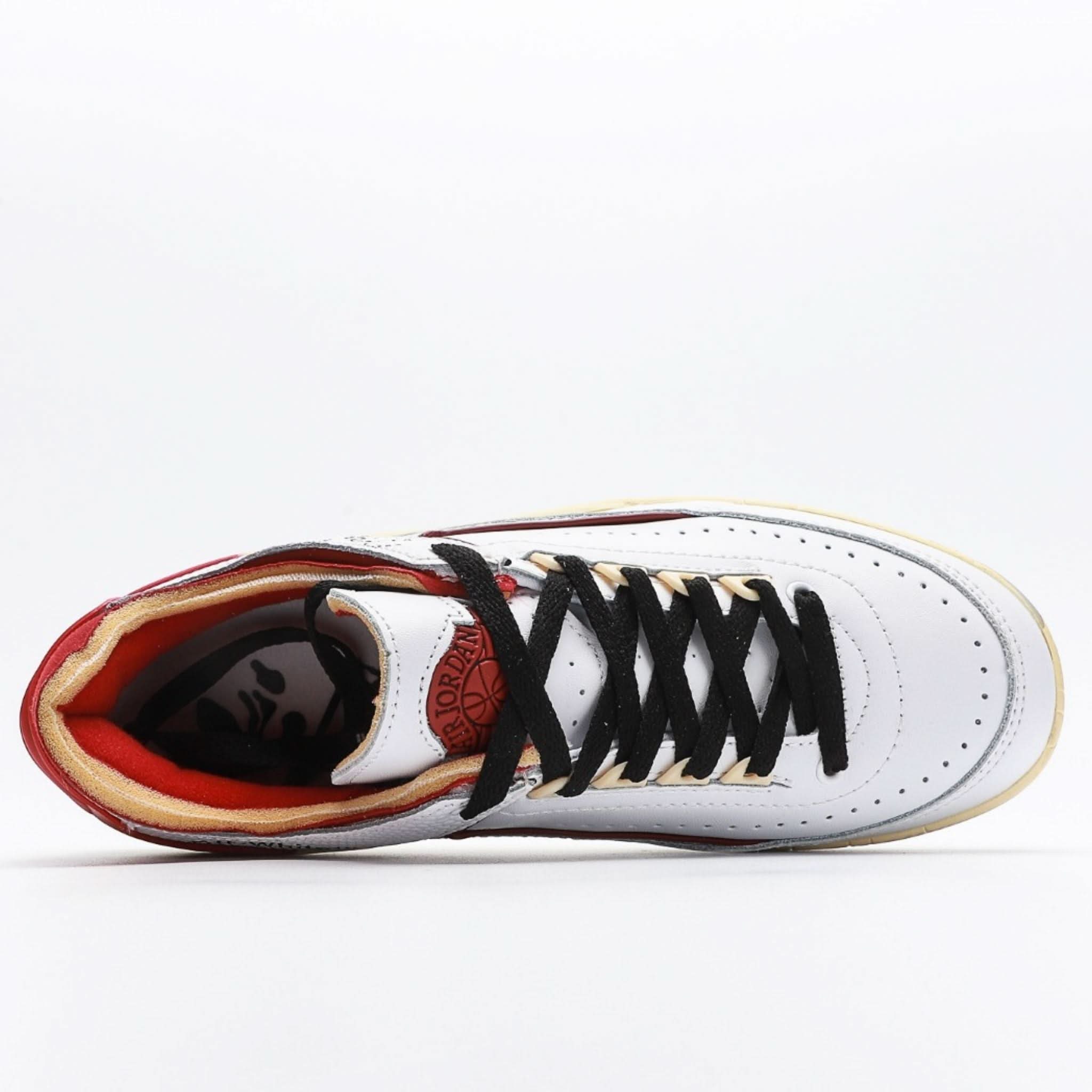 Off White x Nike Air Jordan 2 Low SP White Red