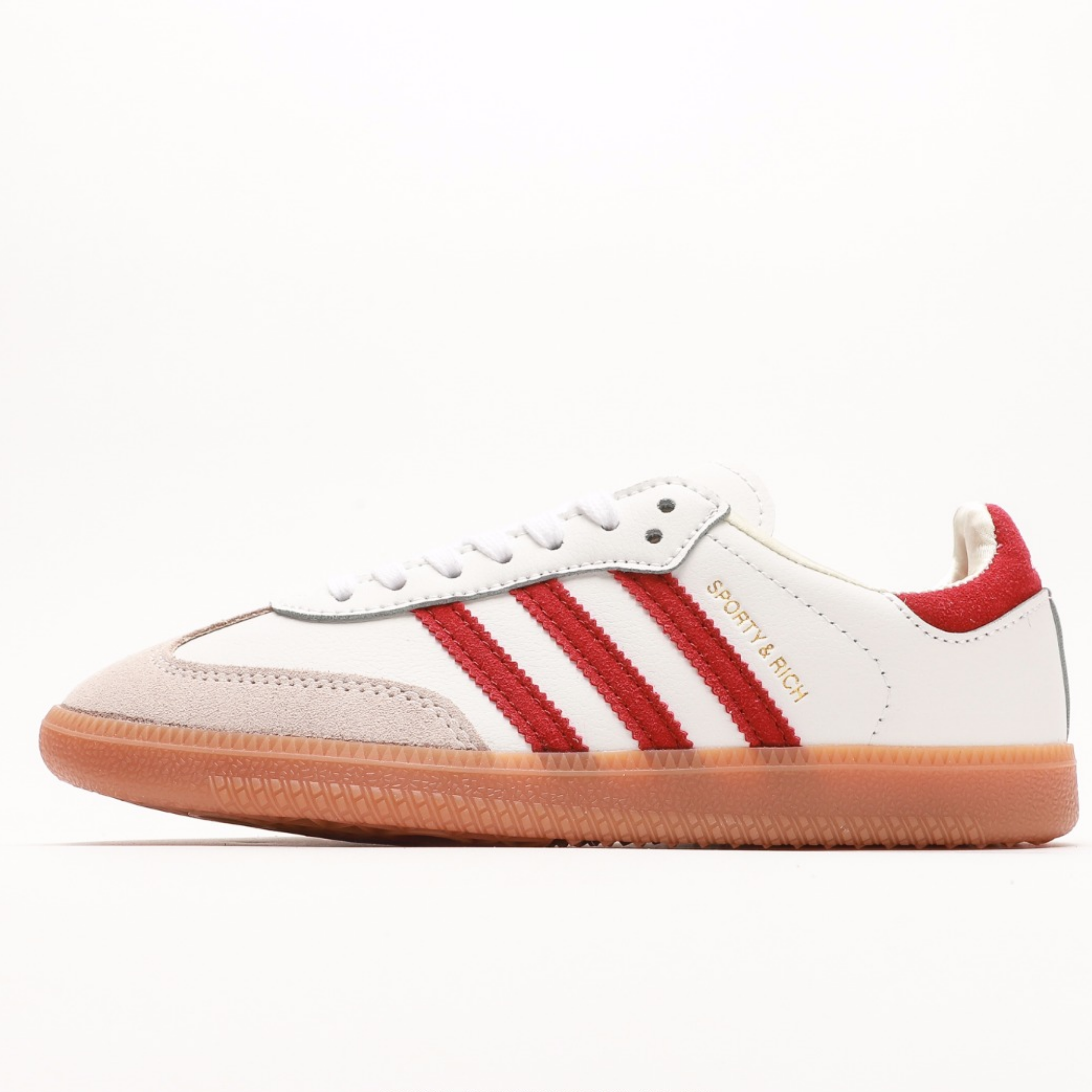 Adidas Samba Sporty & Rich White Collegiate Burgundy