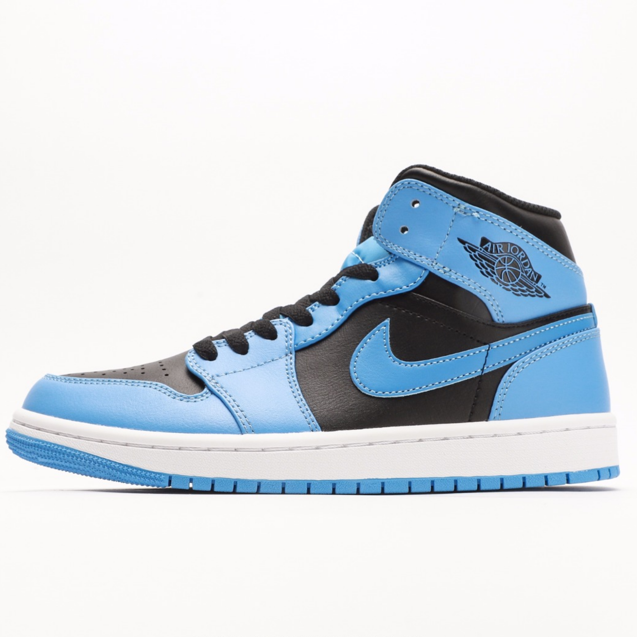 Air Jordan 1 Mid 'Blue / Black-White'