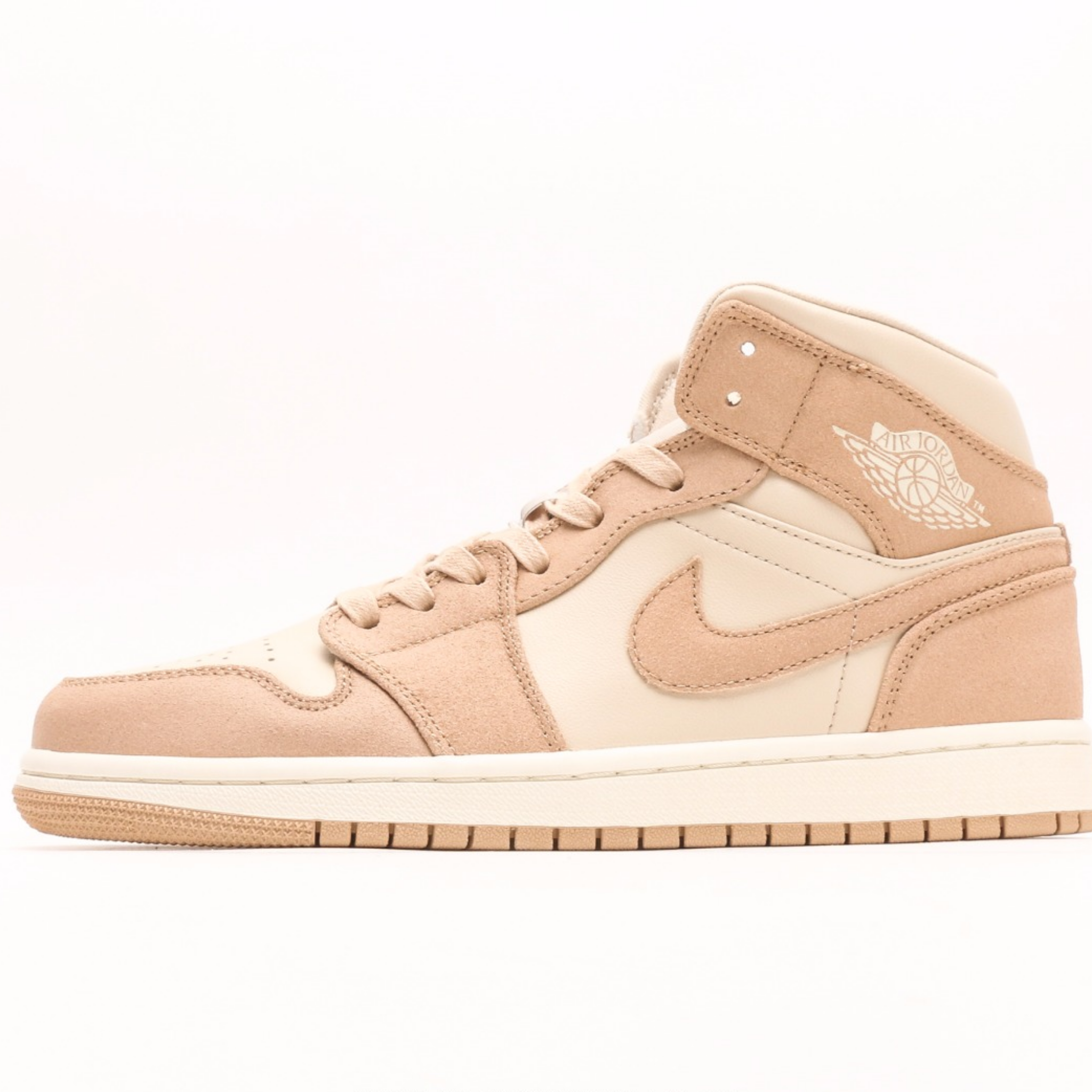 Air Jordan 1 Mid 'Pink White Color'