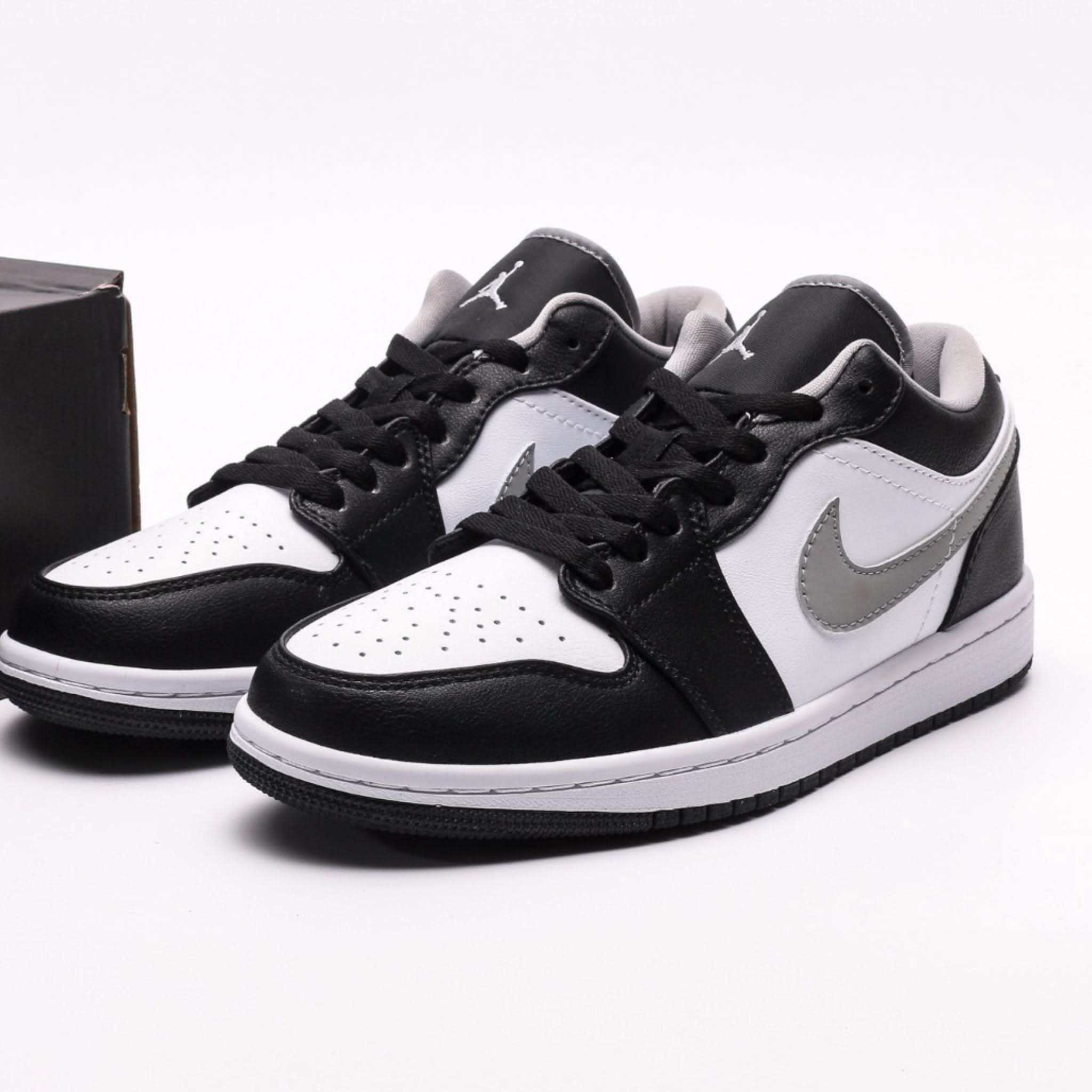 Air Jordan 1 Low Black White Grey