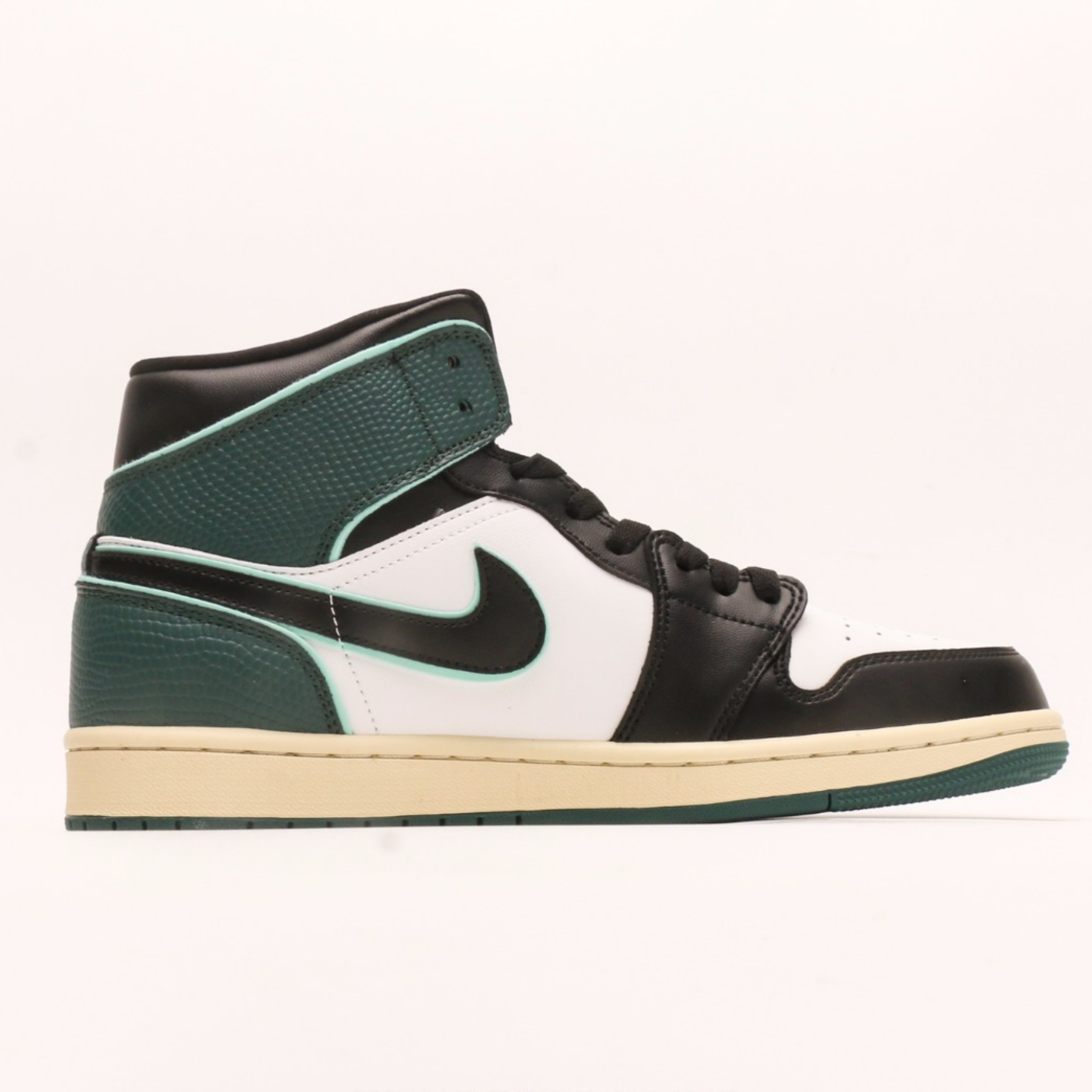 Air Jordan 1 Mid'Green-Black'