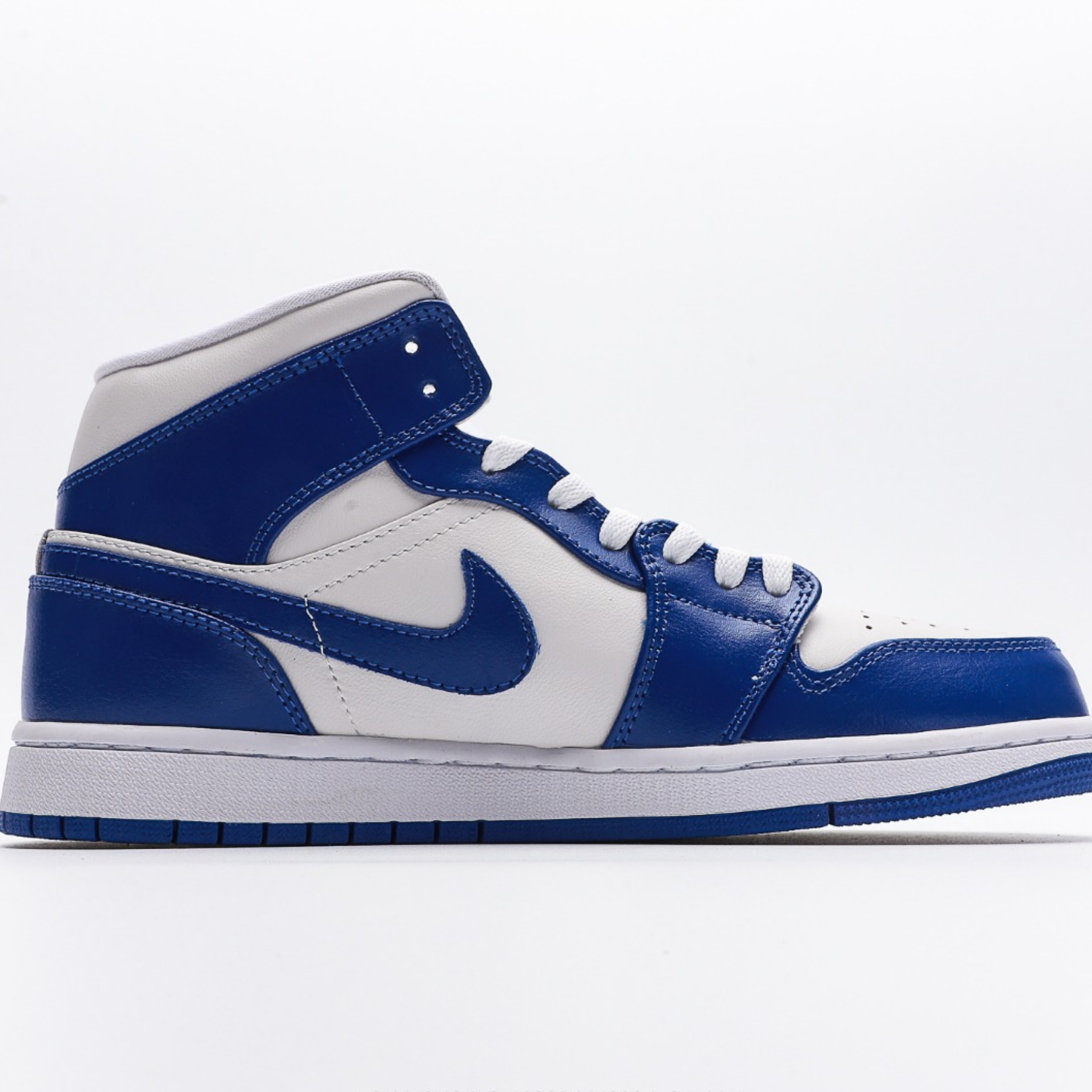 Wmns Air Jordan 1 Mid 'Blue-White'