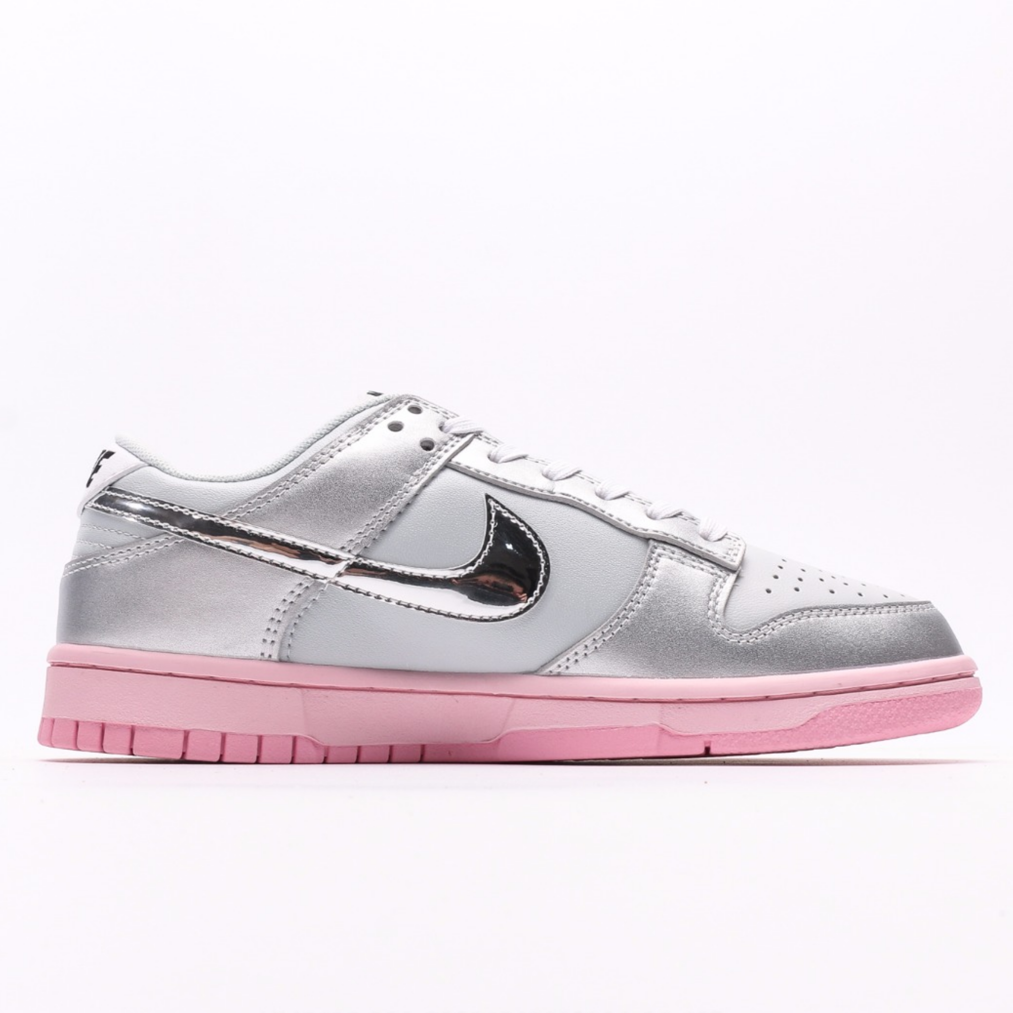 Nike Dunk Low Metallic Silver Pink Foam