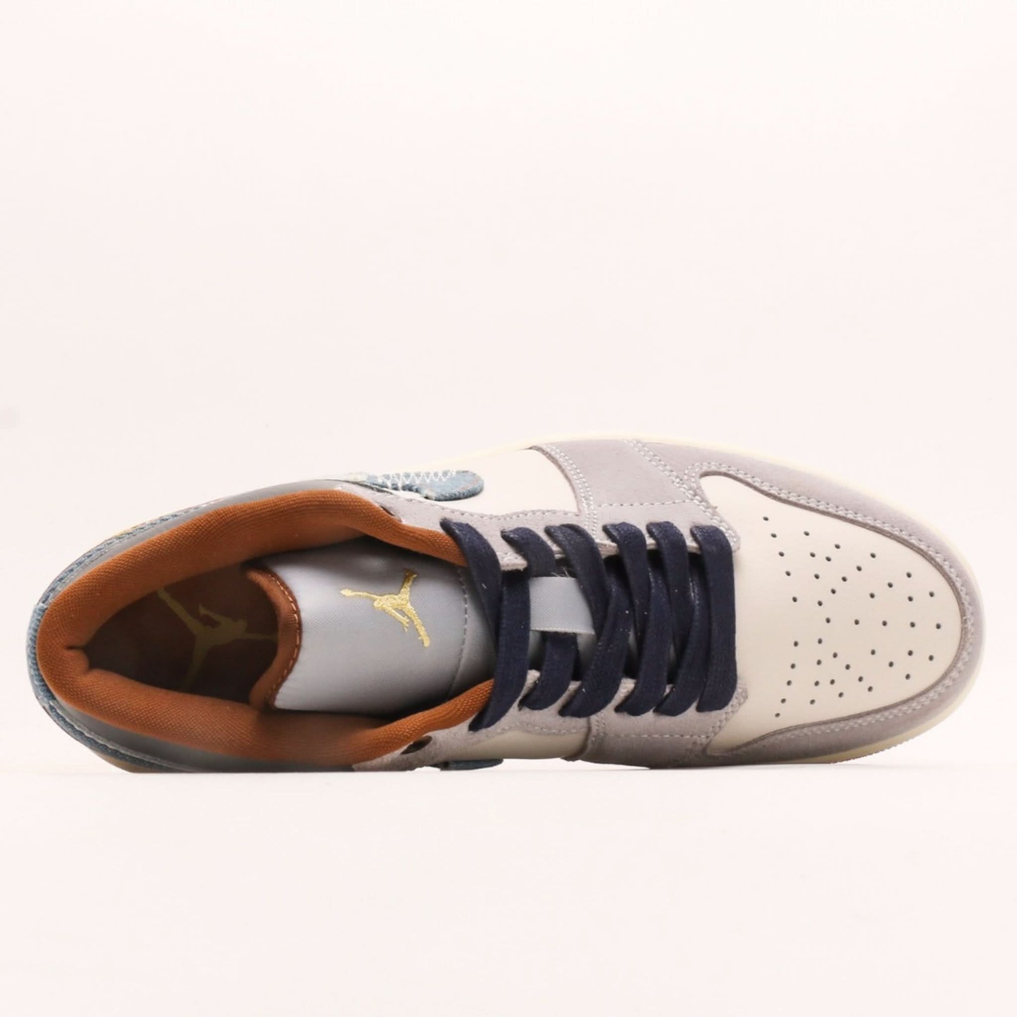 Air Jordan 1 Low SE 'Repaired Denim Swoosh'