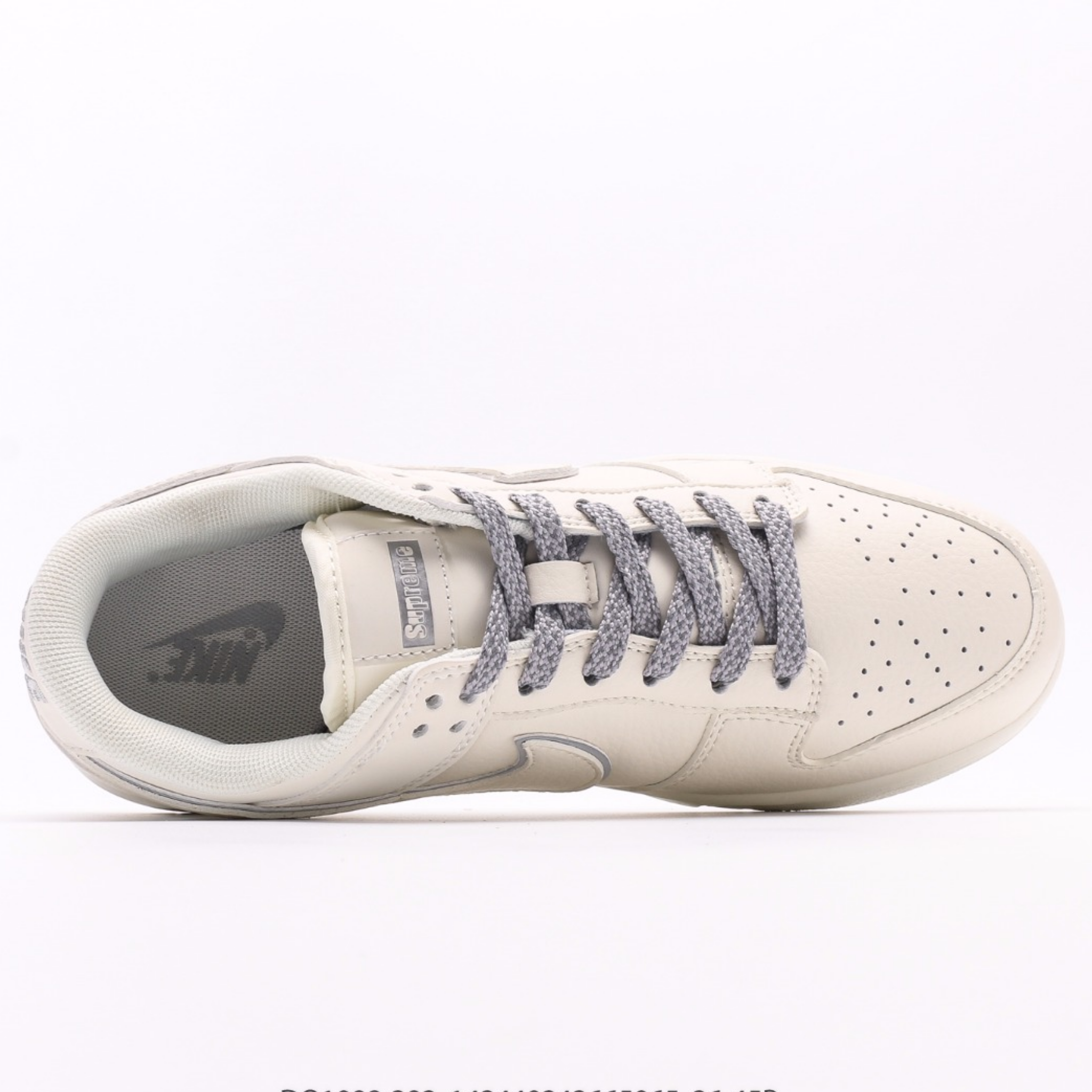 Supreme x Nike SB Dunk Low Grey Off White