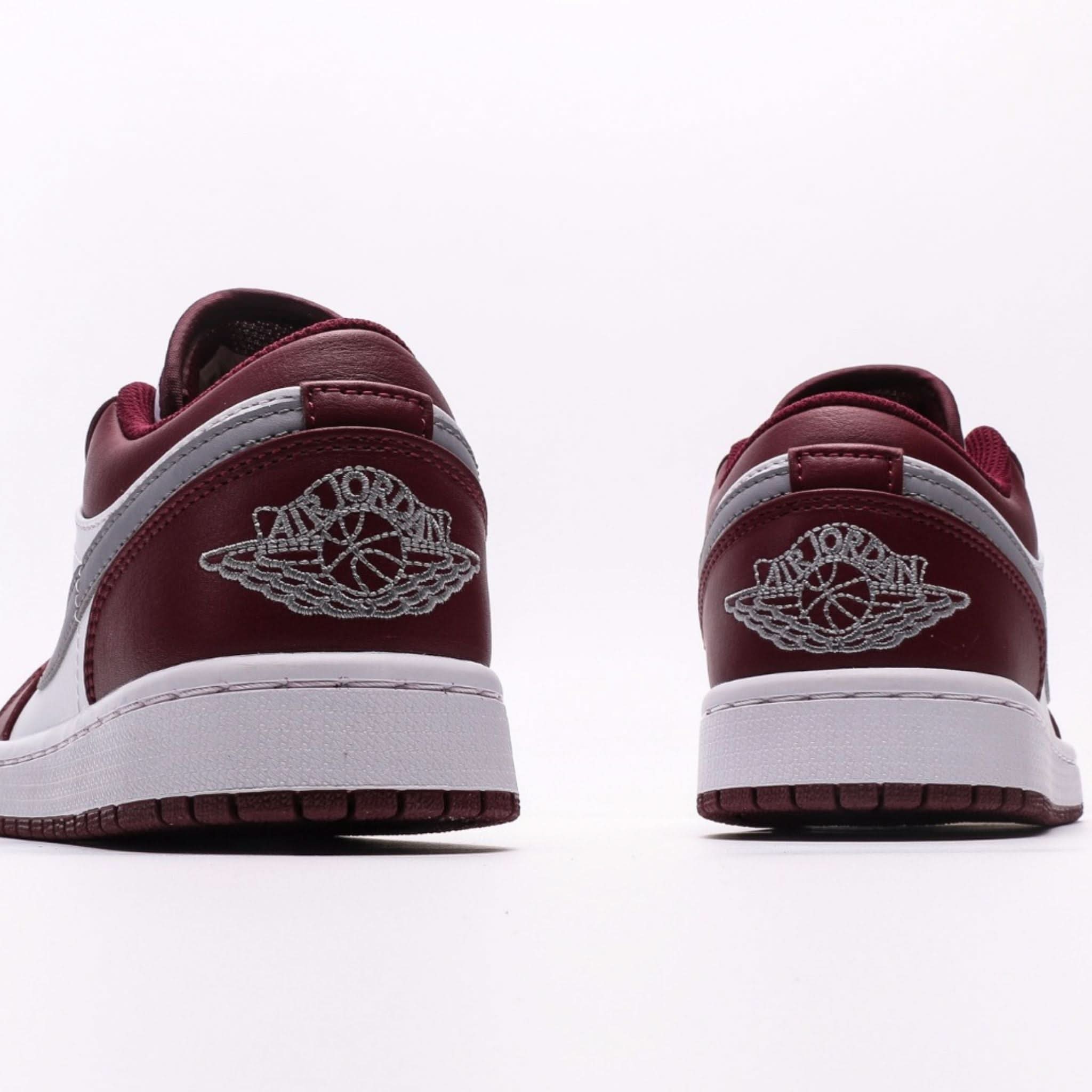 Air Jordan 1 Low 'Cherrywood Red-Grey Swoosh'