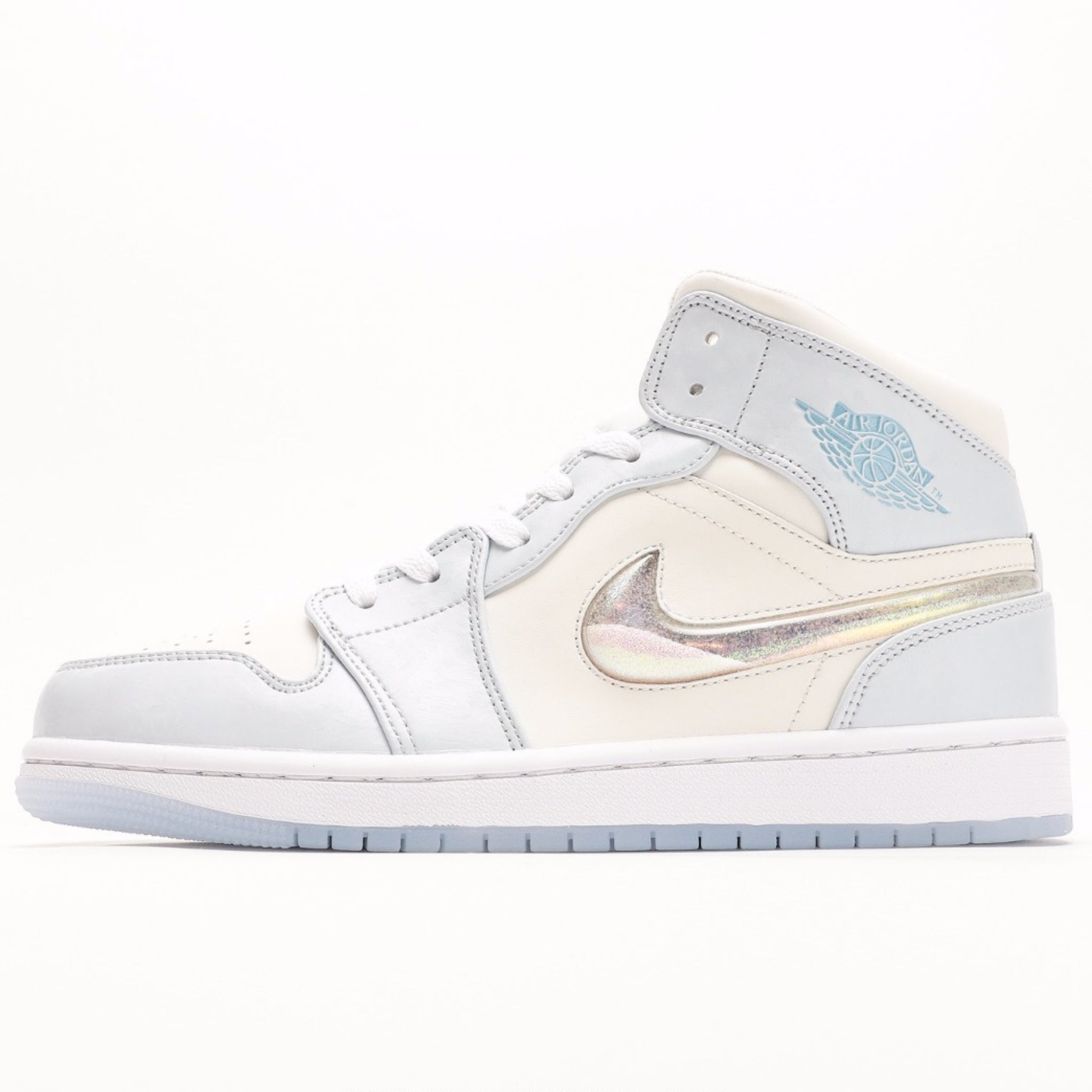 Nike Air Jordan 1 Mid Glitter Swoosh