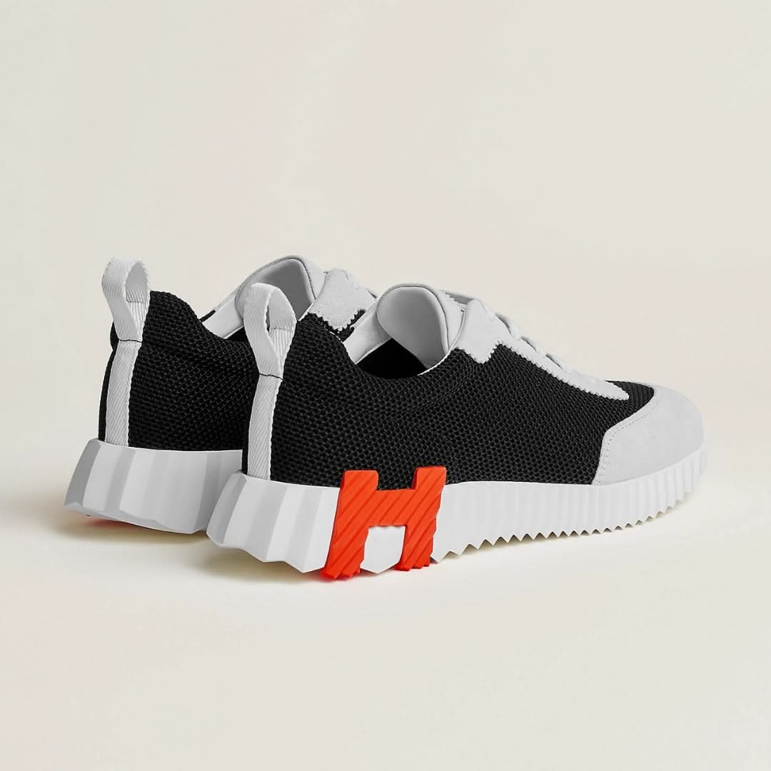 BASKETS UNISEXES BNCG - Blanc/Noir/Blanc/Orange