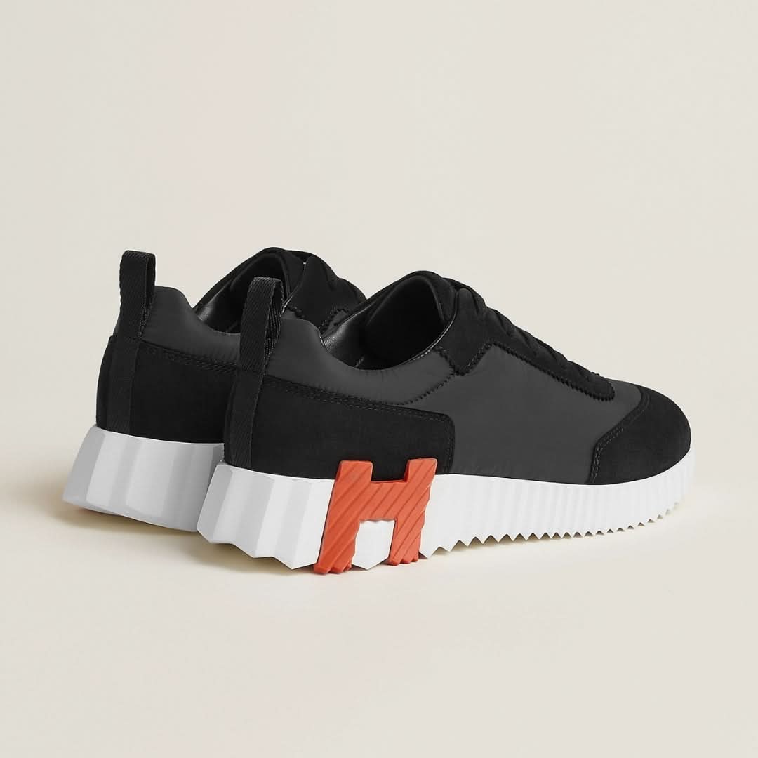 BASKETS UNISEXES BNCG - Noir/Blanc/Orange