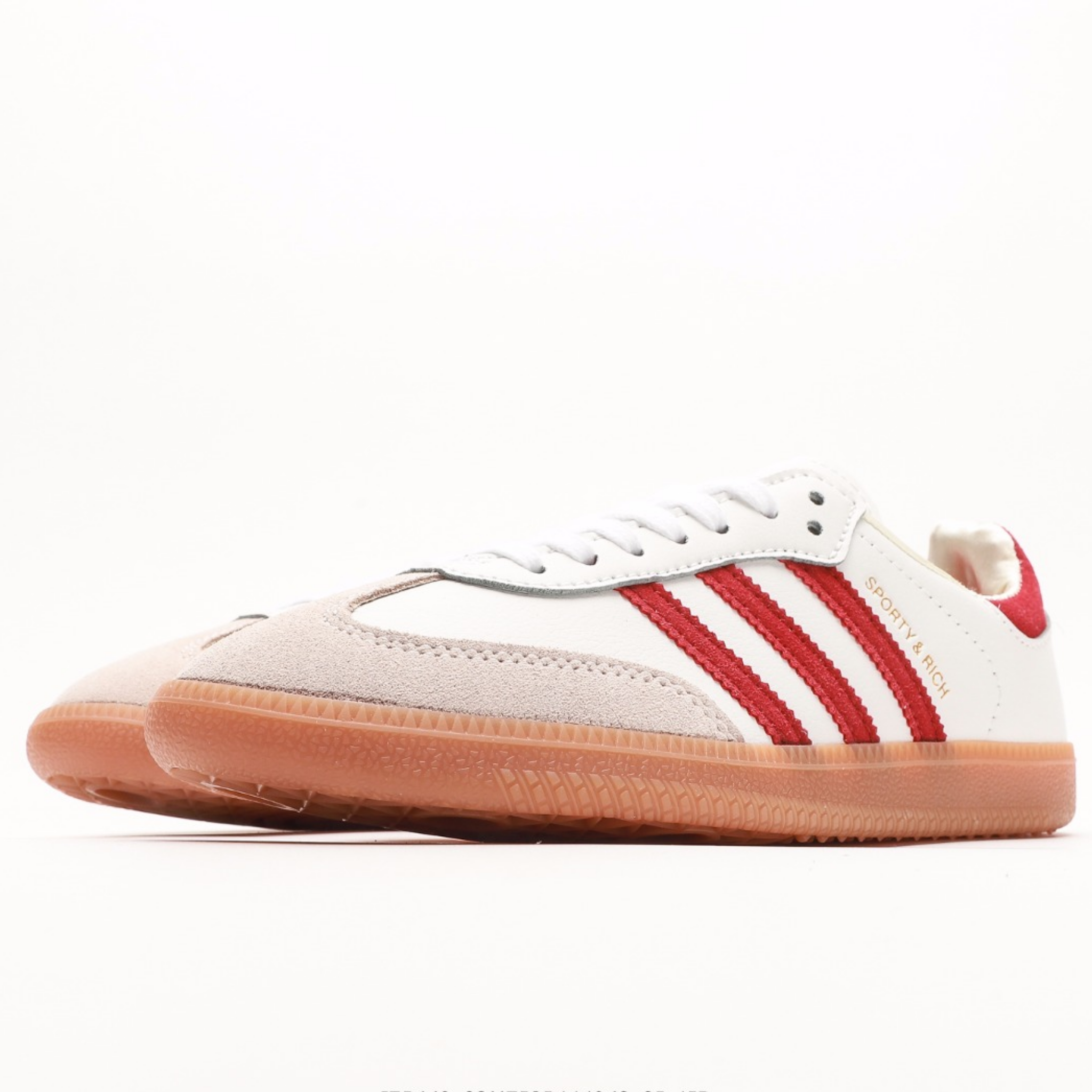 Adidas Samba Sporty & Rich White Collegiate Burgundy