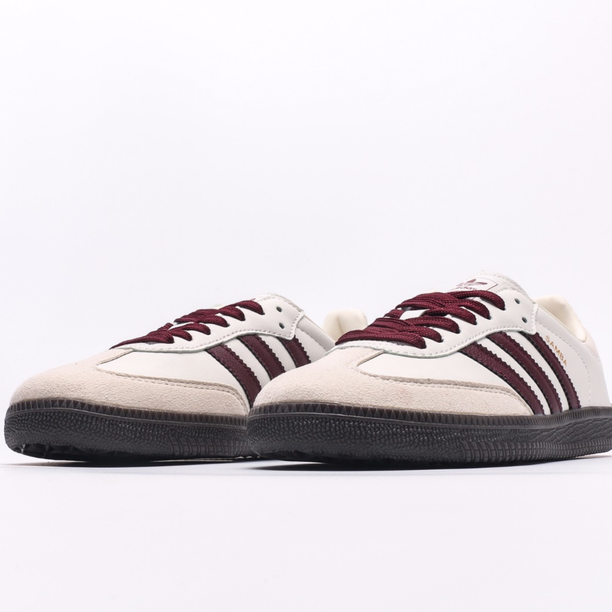 adidas Samba OG Wonder White Maroon