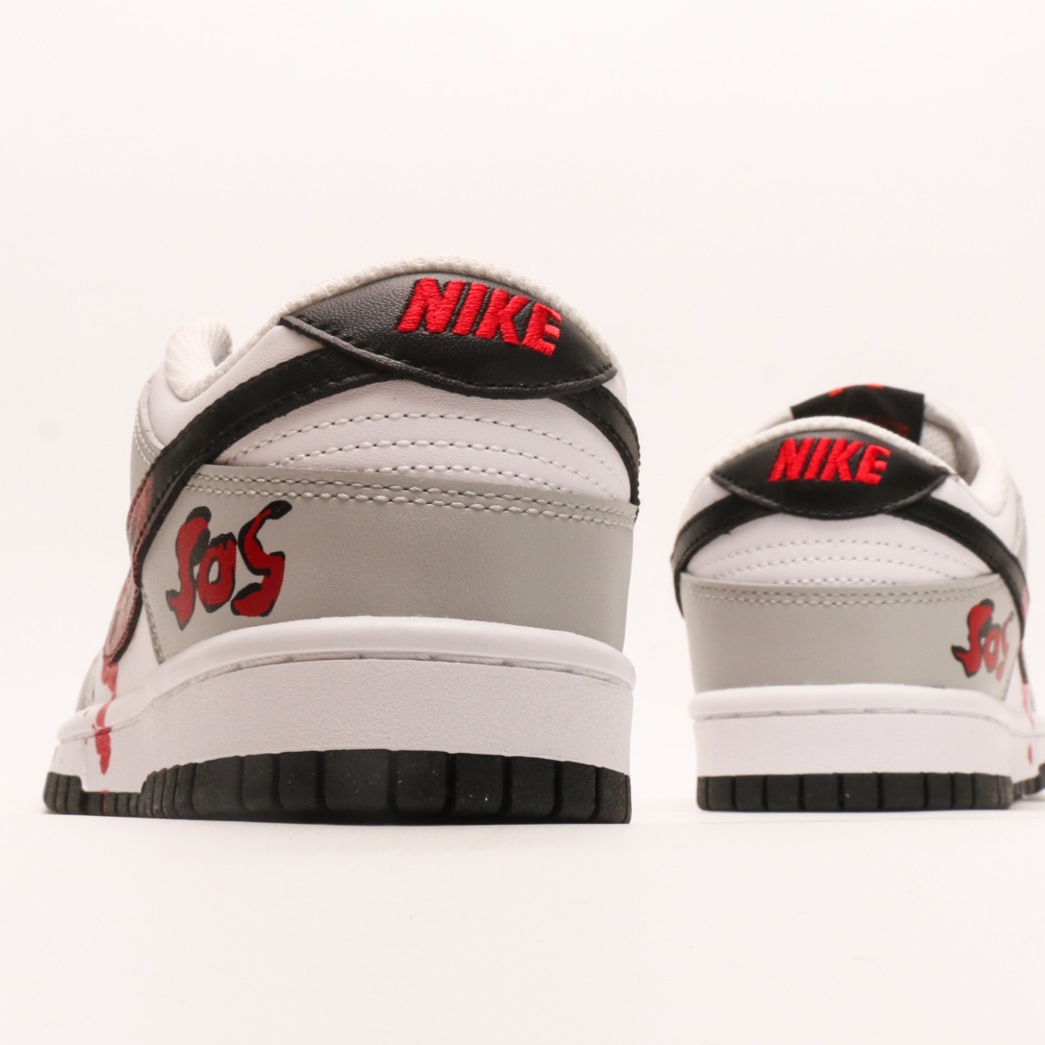LV x Nike Dunk Low Retro "Red"