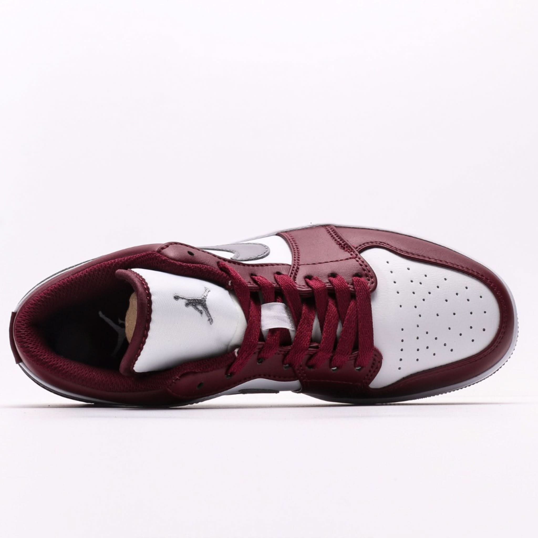 Air Jordan 1 Low 'Cherrywood Red-Grey Swoosh'