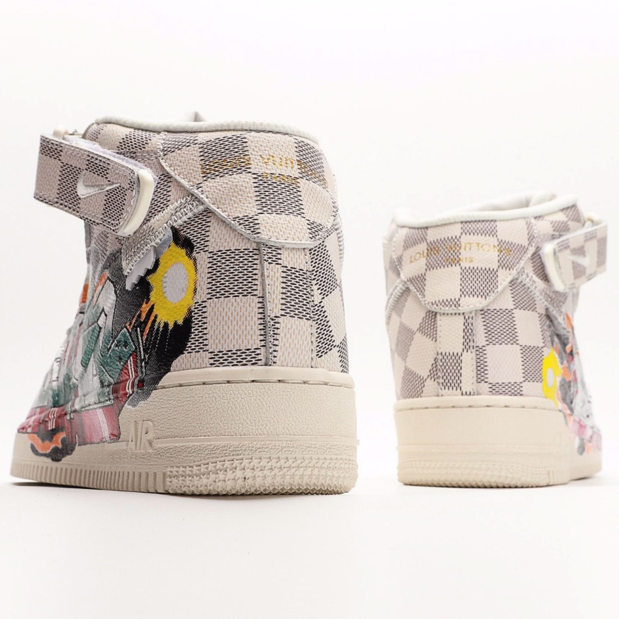 Nike x Louis Vuitton Air Force 1 Mid "Virgil Abloh - Graffiti"