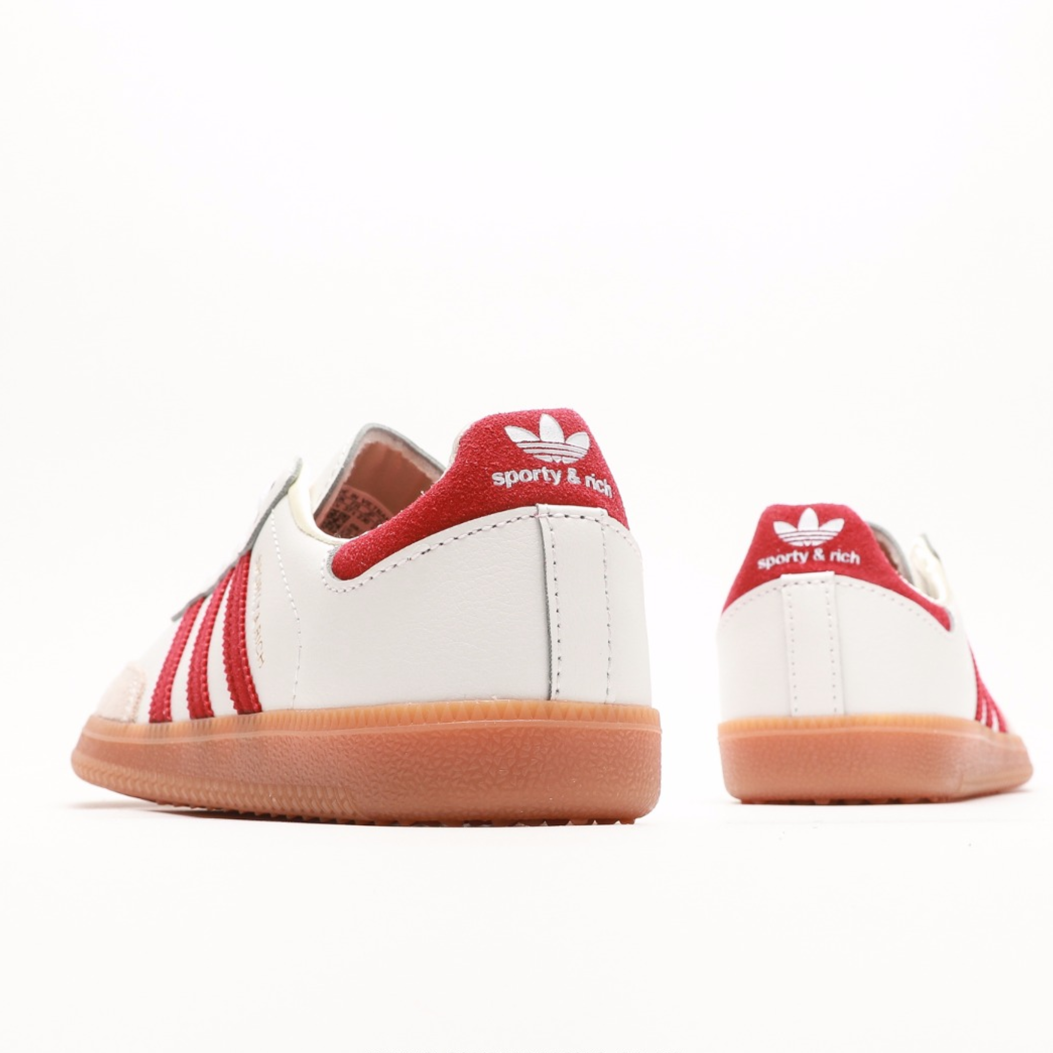 Adidas Samba Sporty & Rich White Collegiate Burgundy