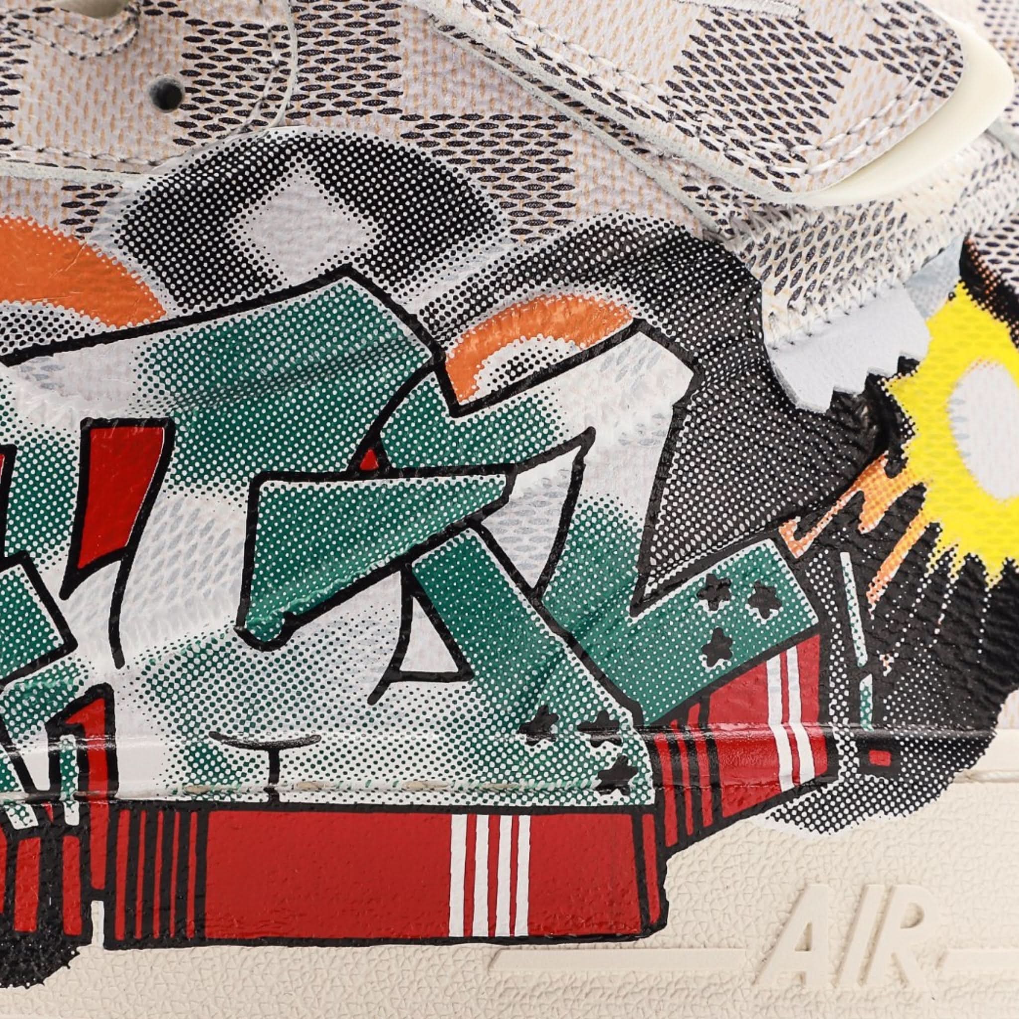 Nike x Louis Vuitton Air Force 1 Mid "Virgil Abloh - Graffiti"