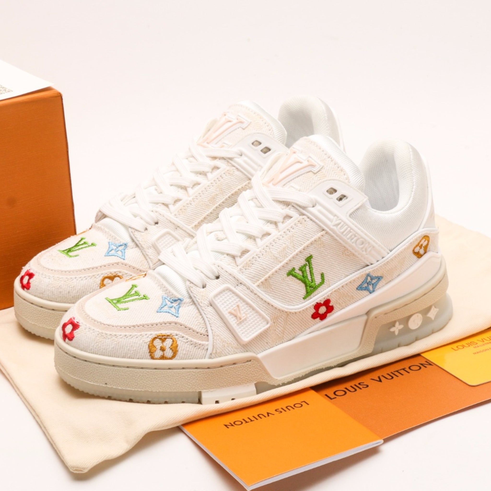 Louis Vuitton 'White Colorful Monogram'