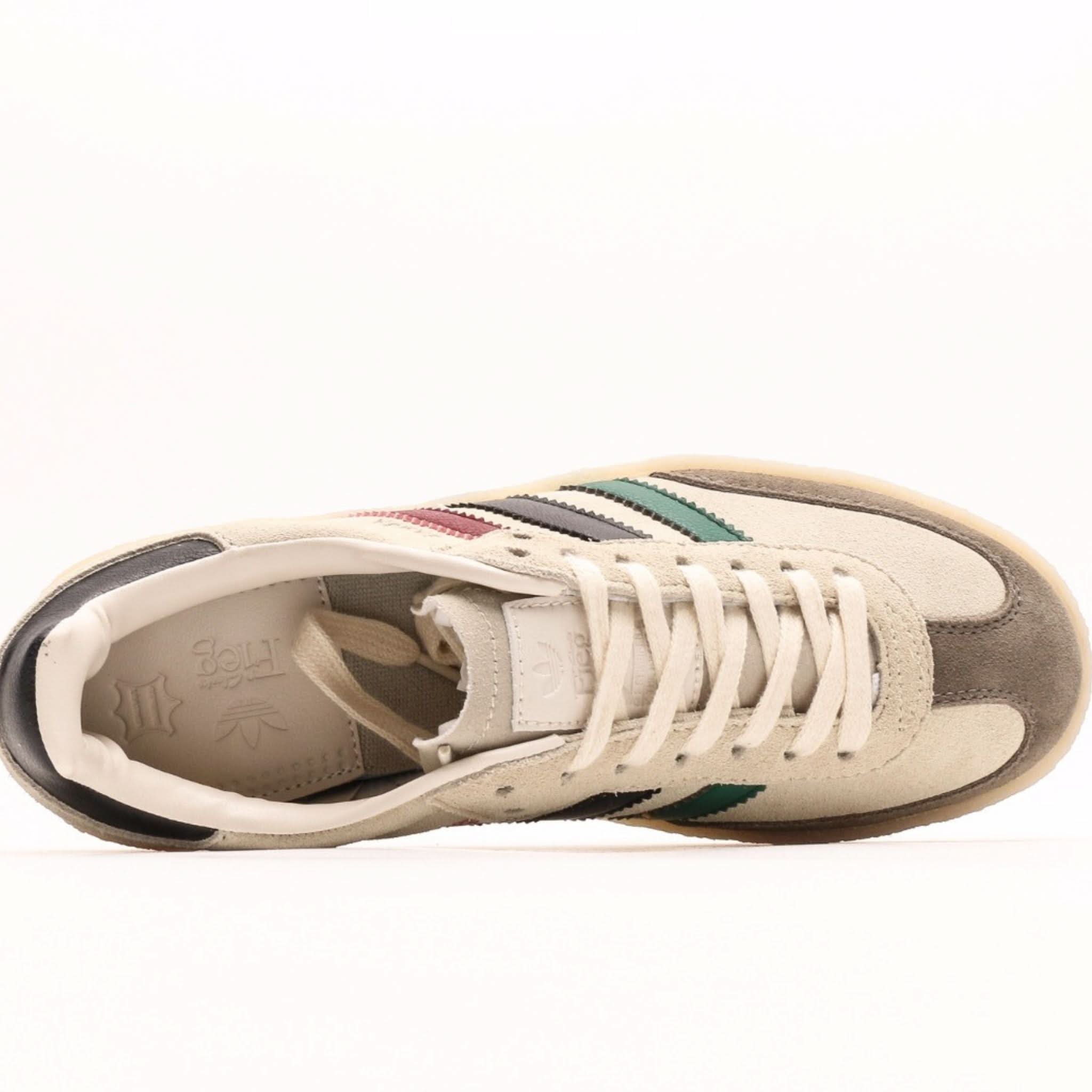 Adidas x Kith x Clarks Samba "Kithmas - Multi-Color Stripes"