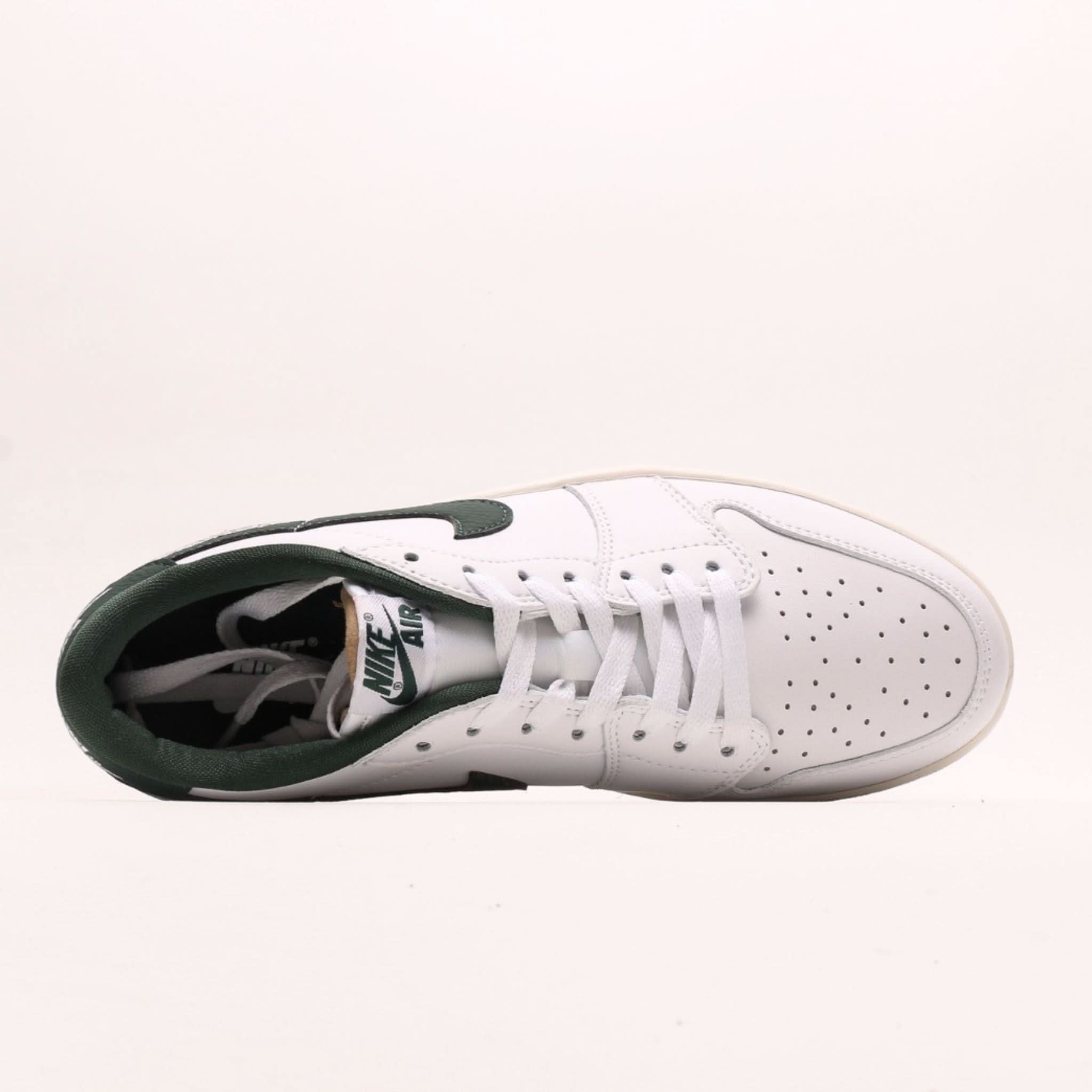Air Jordan 1 Low White-Oxidized Green