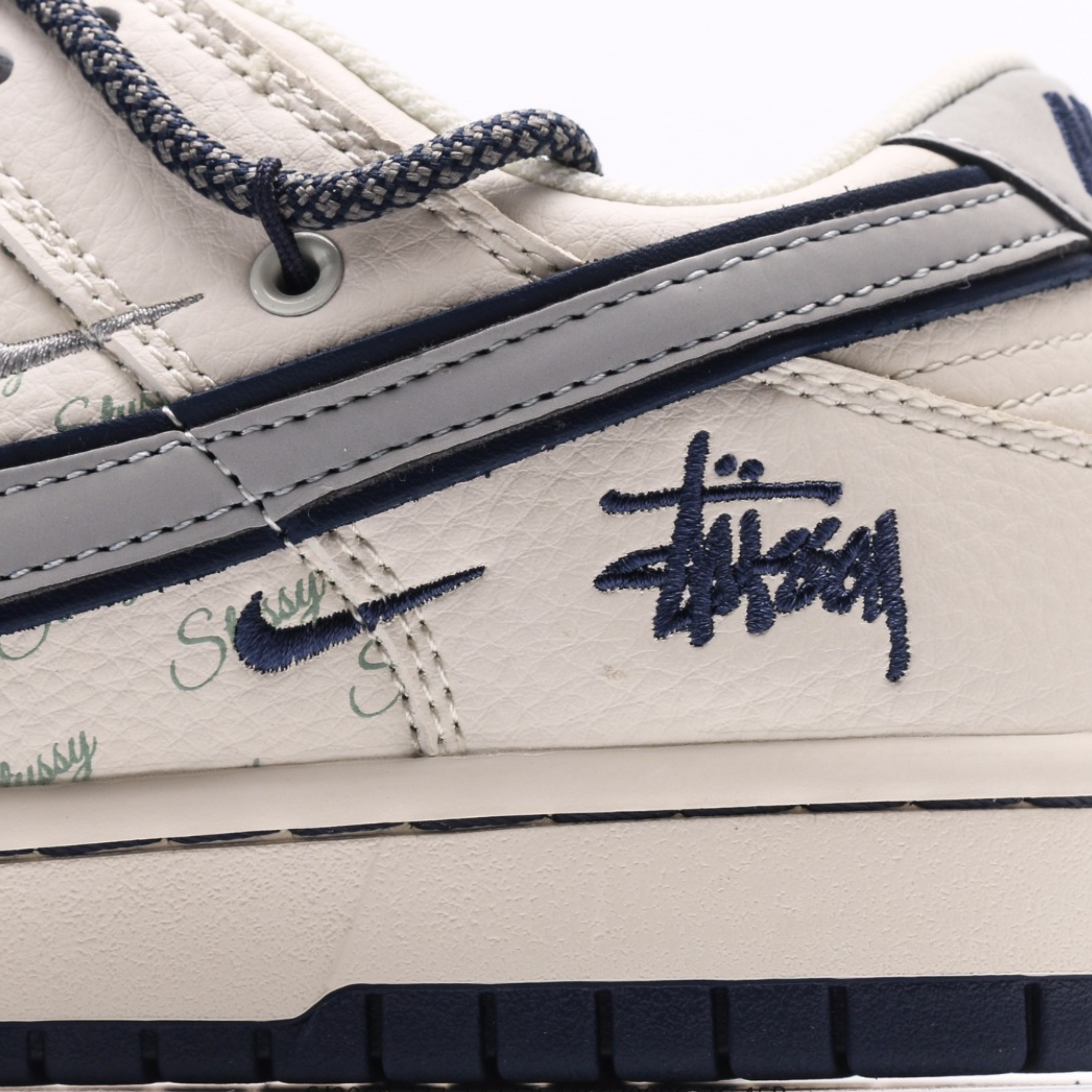 Stussy x Nike Dunk Low "Cream Grey"
