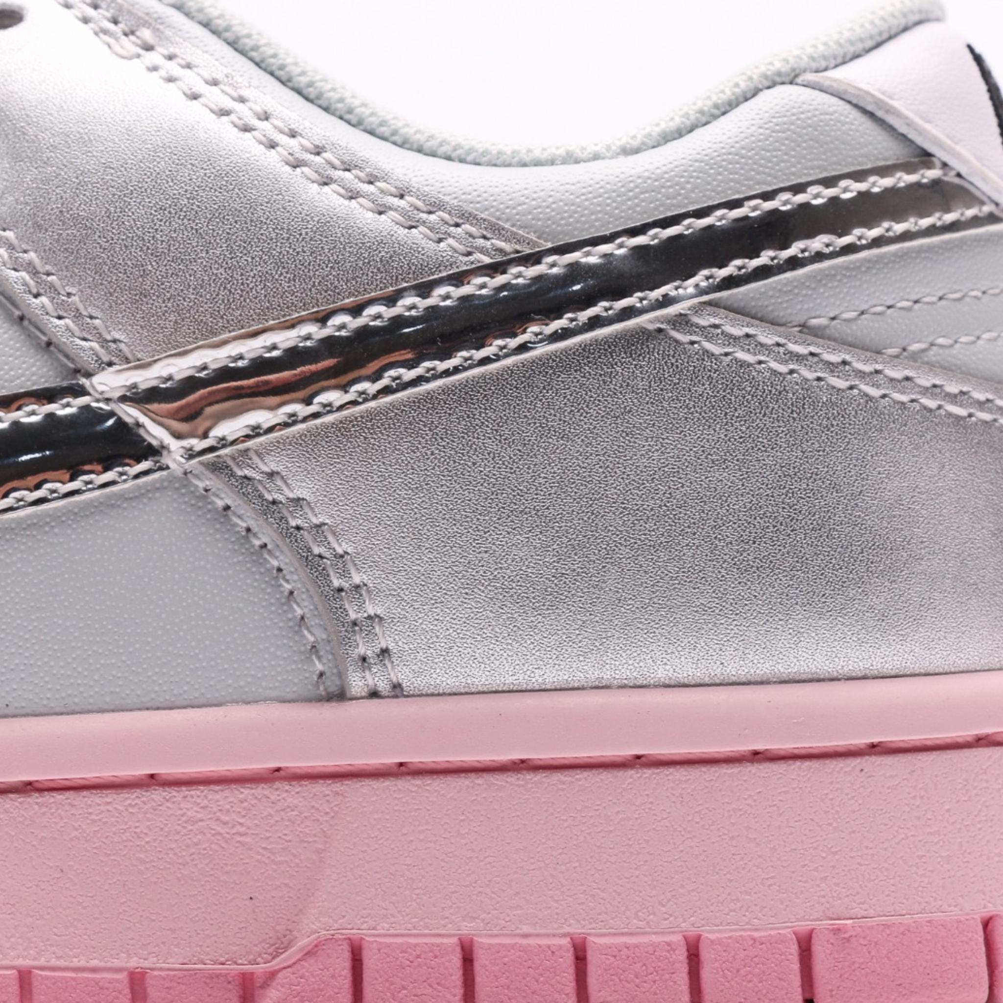Nike Dunk Low Metallic Silver Pink Foam