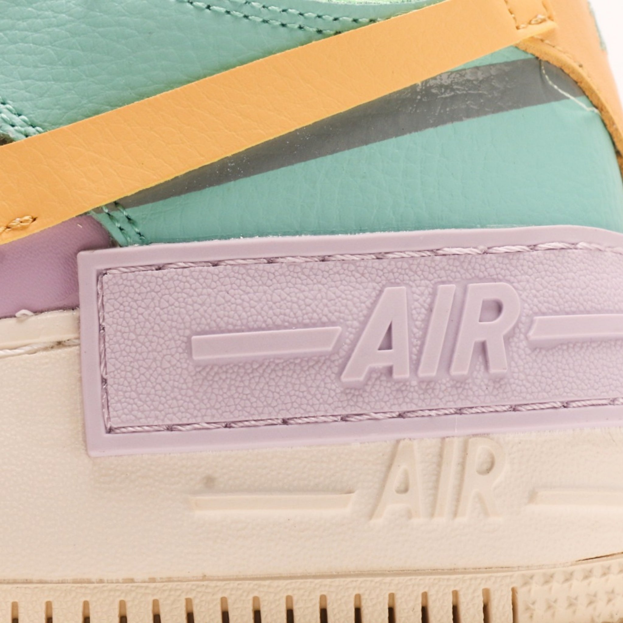 Nike Air Force 1 Shadow Yellow-Pink Swoosh