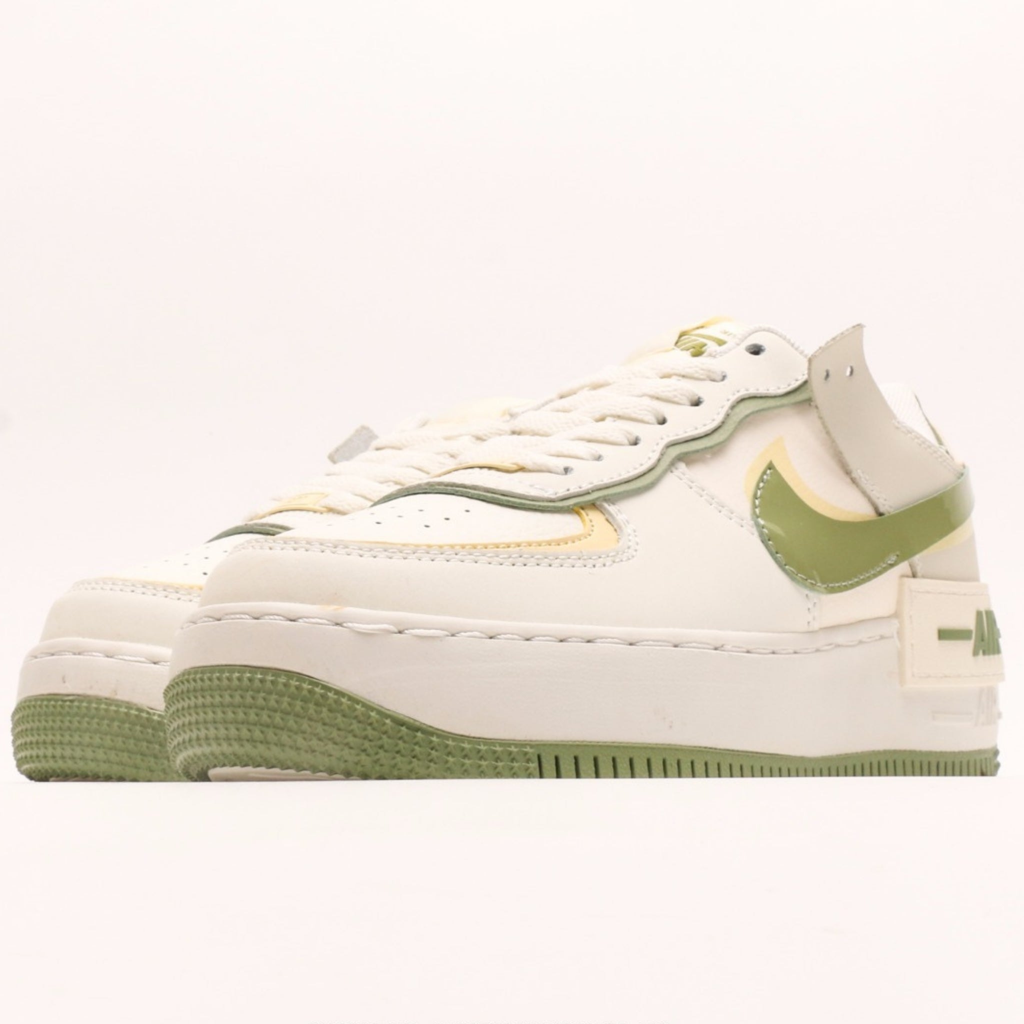 Nike Air Force 1 Shadow Green-White Swoosh