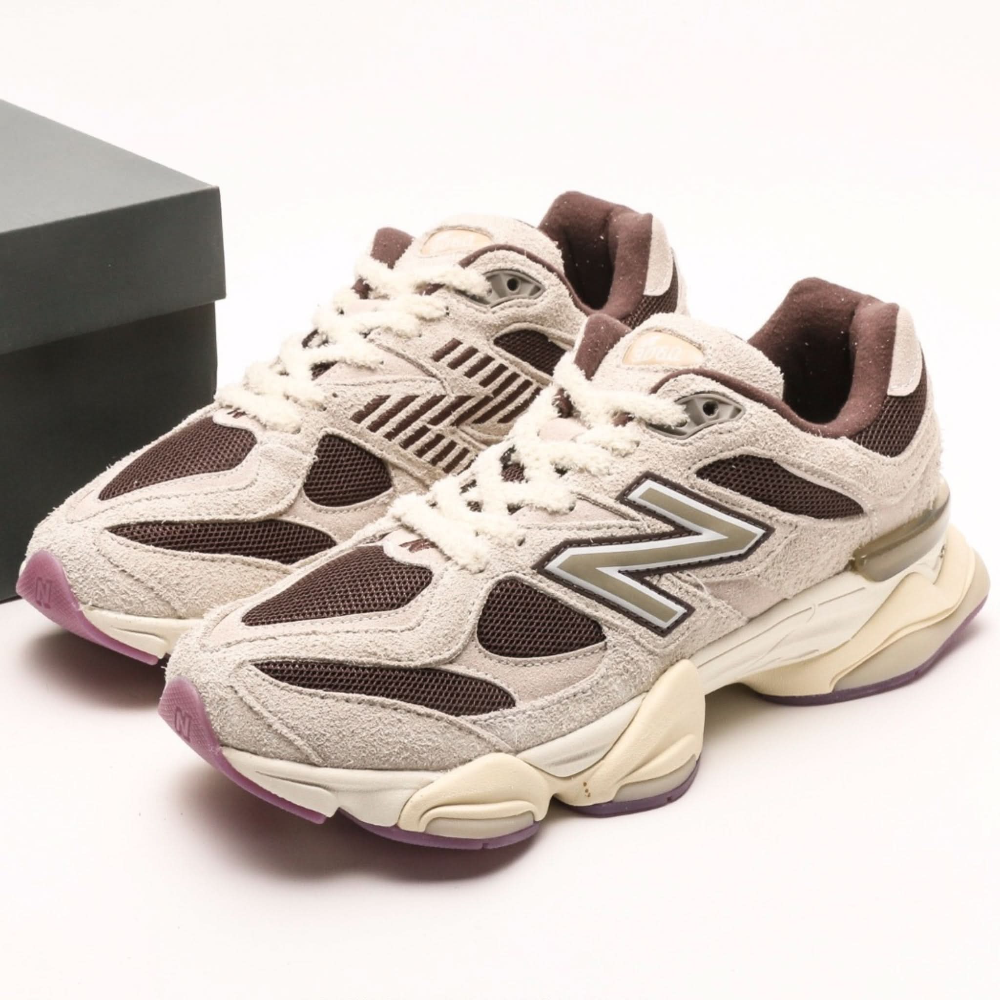 New Balance 9060 Sydney McLaughlin-Levrone Linen Black Coffee