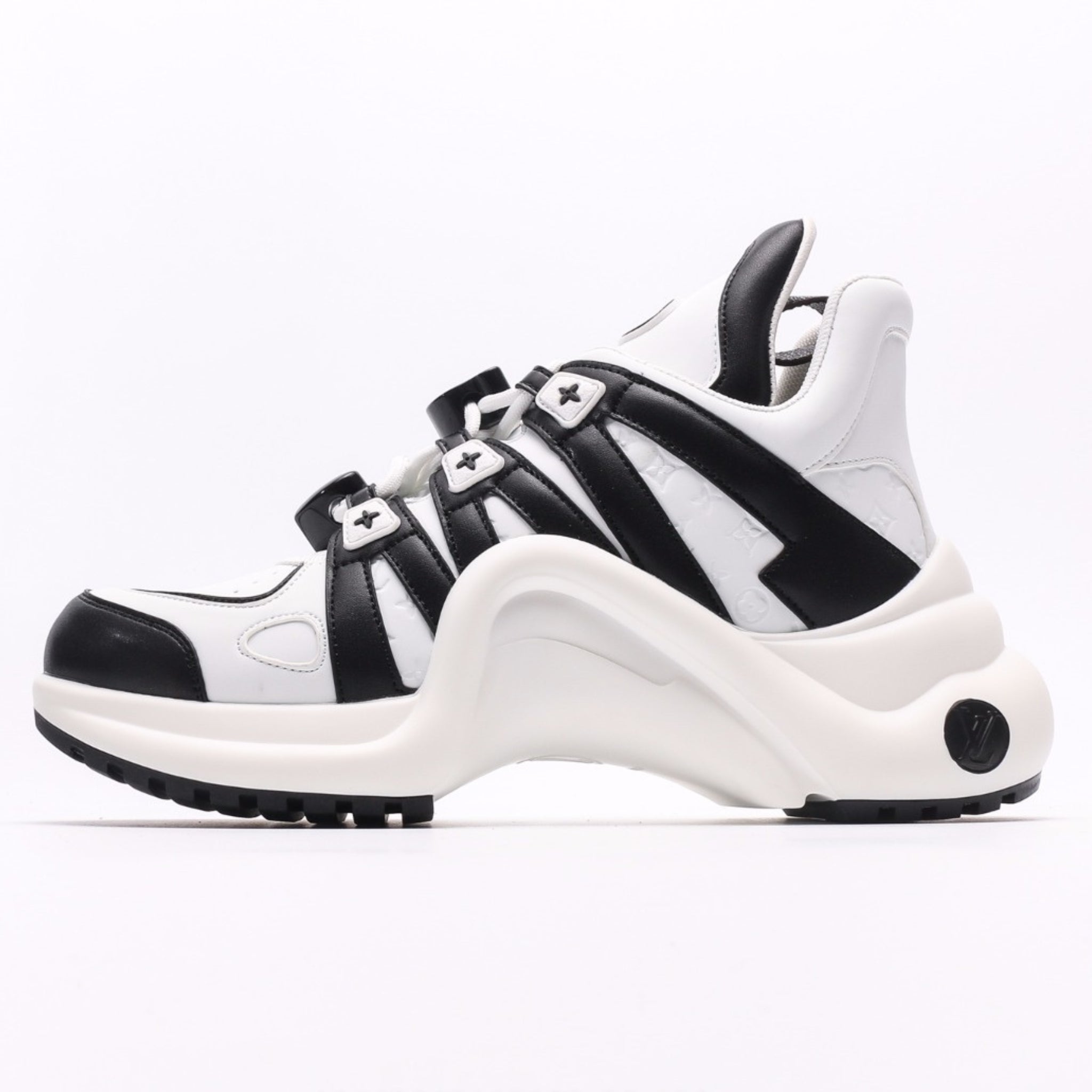 Louis Vuitton Arch Light Sneakers Black & White