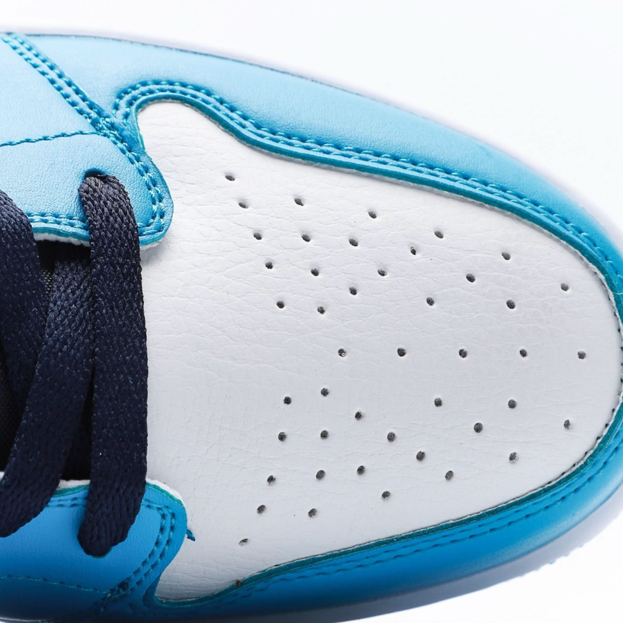 Air Jordan 1 Low 'Blue-Black Swoosh'