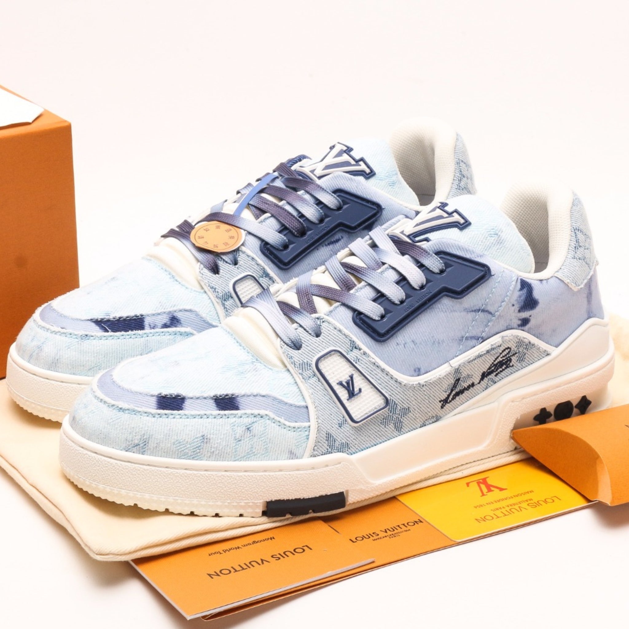 Louis Vuitton Trainer Sneaker Low 'Blue'