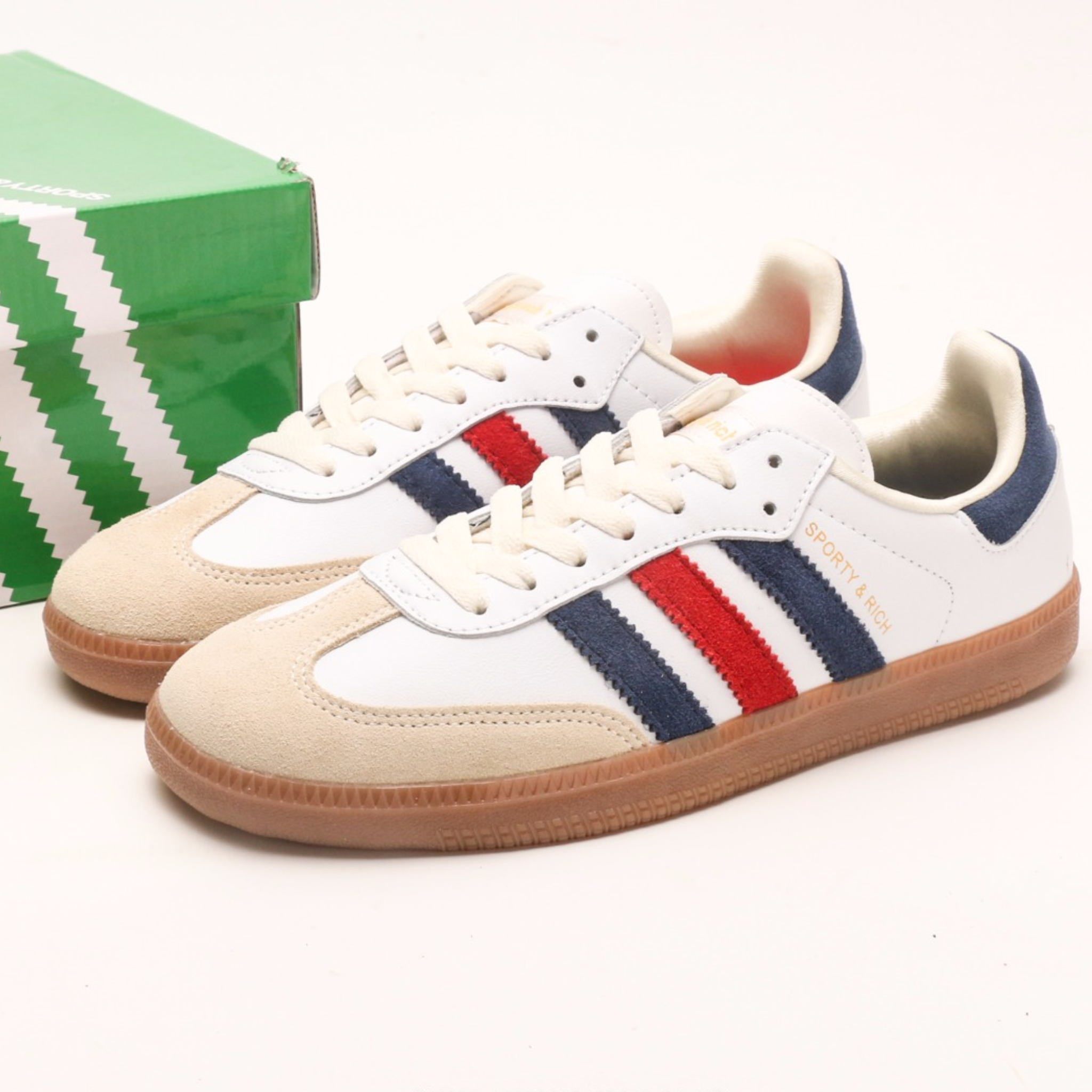 Adidas Originals Samba OG Sporty & Rich "Blue Red"