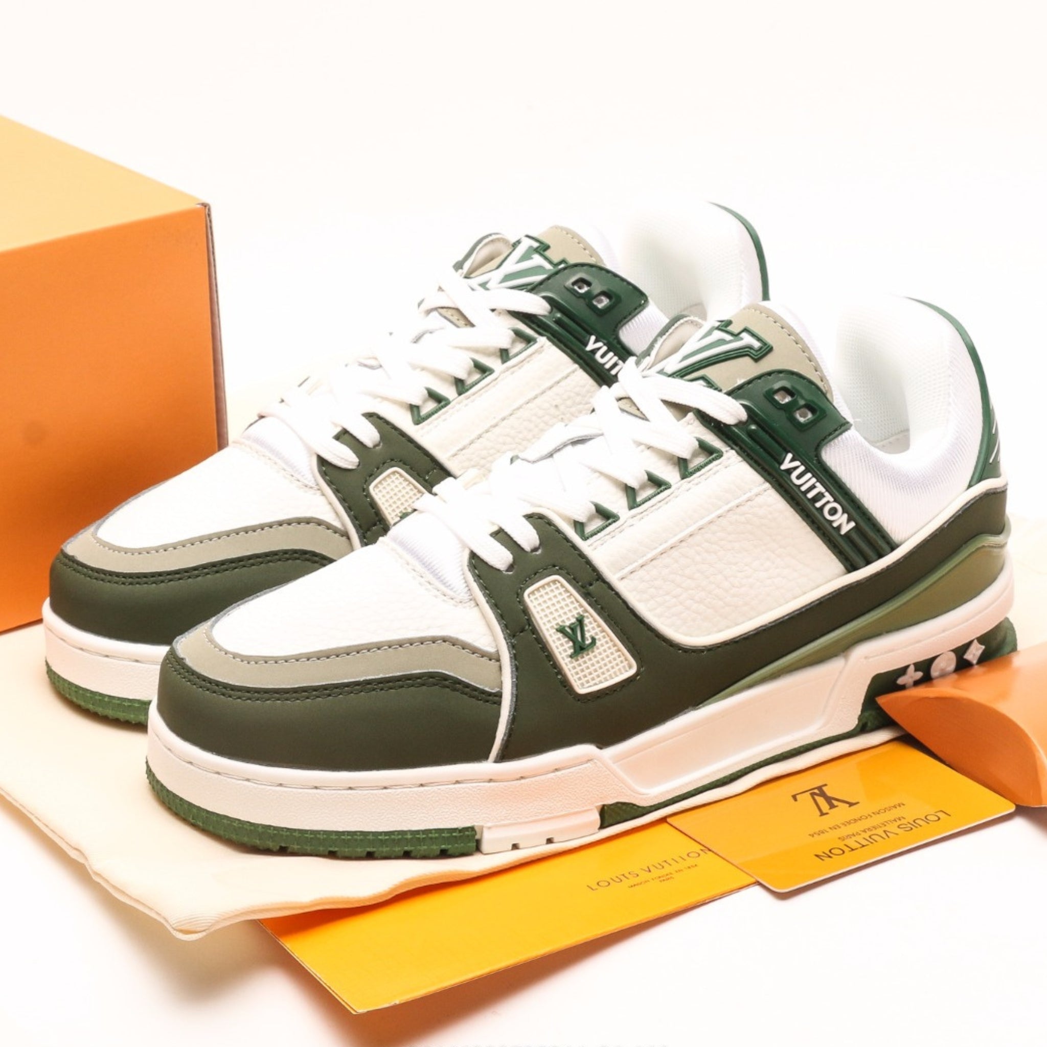 Louis Vuitton Trail Sneaker Low 'Green-White'