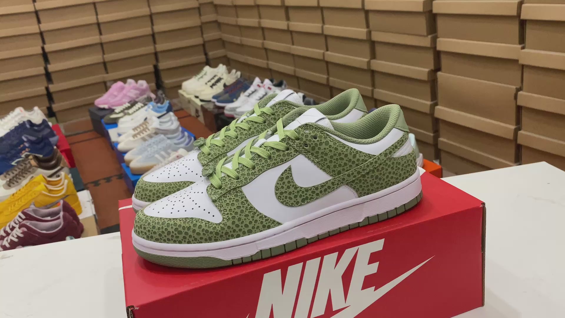 Nike Dunk Low Safari 'Oil Green'
