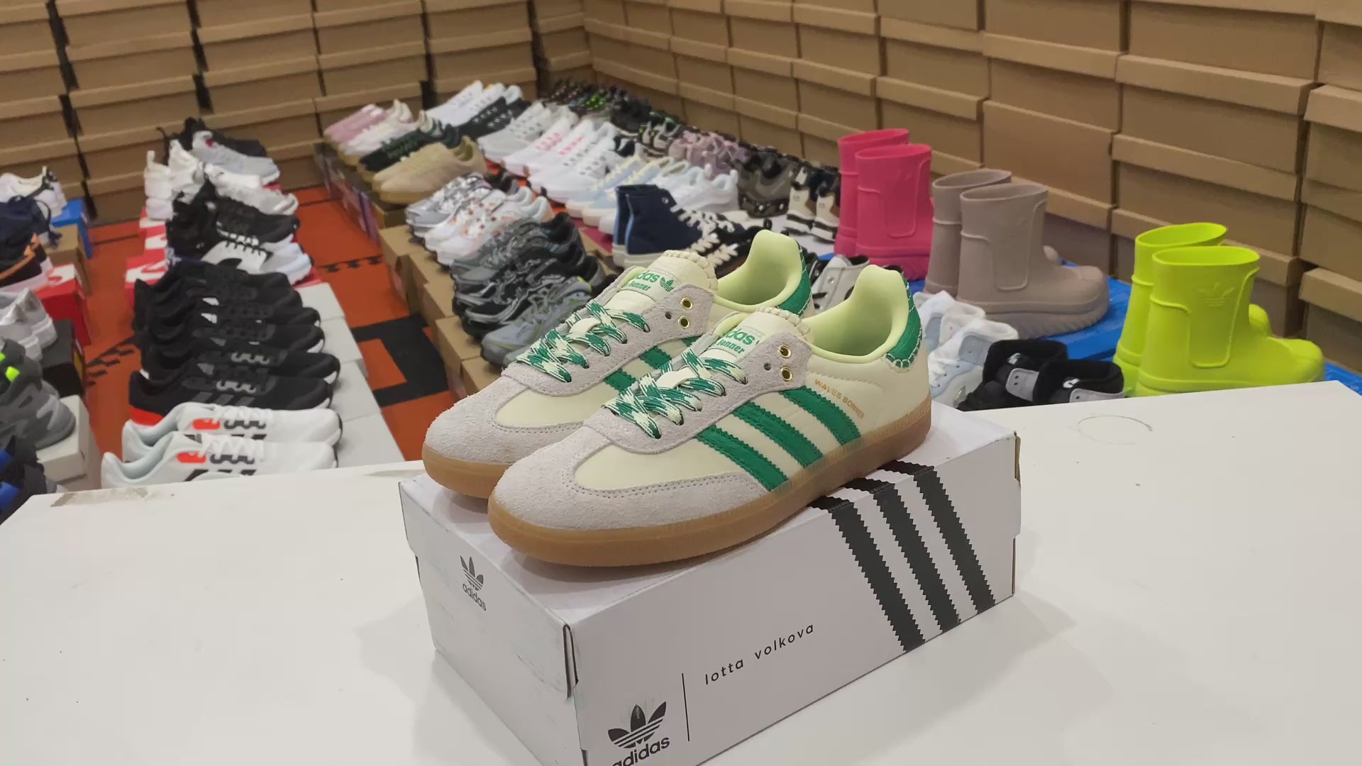 Adidas Samba Wales Bonner "Cream Green"