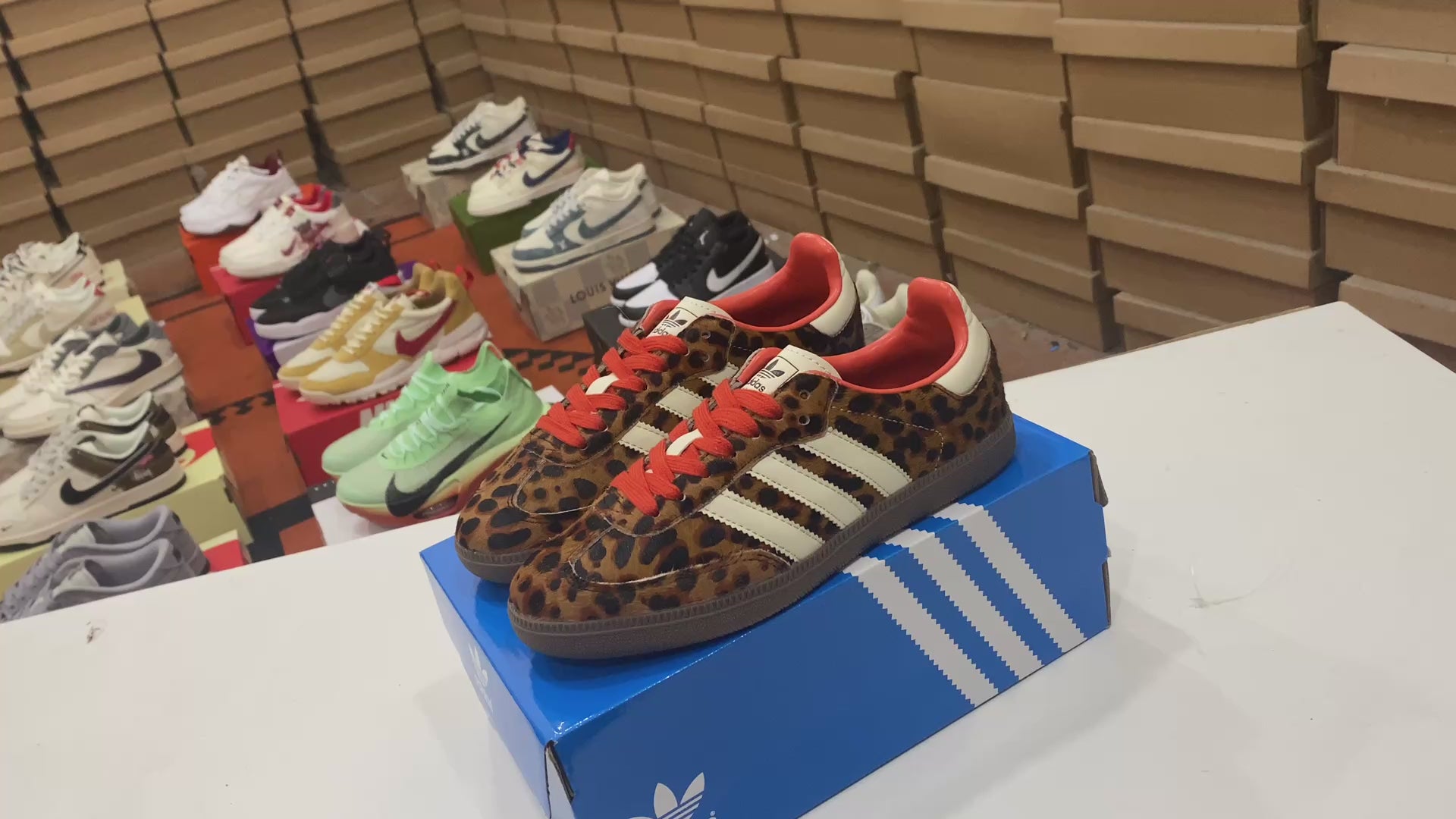 Adidas Samba OG Preloved Red Leopard
