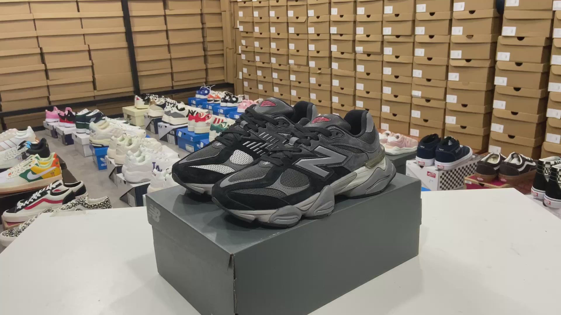 New Balance 9060 Black Castlerock Grey