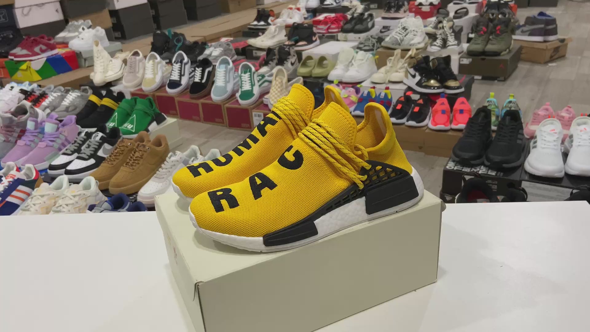 Adidas NMD HU Pharrell Human Race Jaune