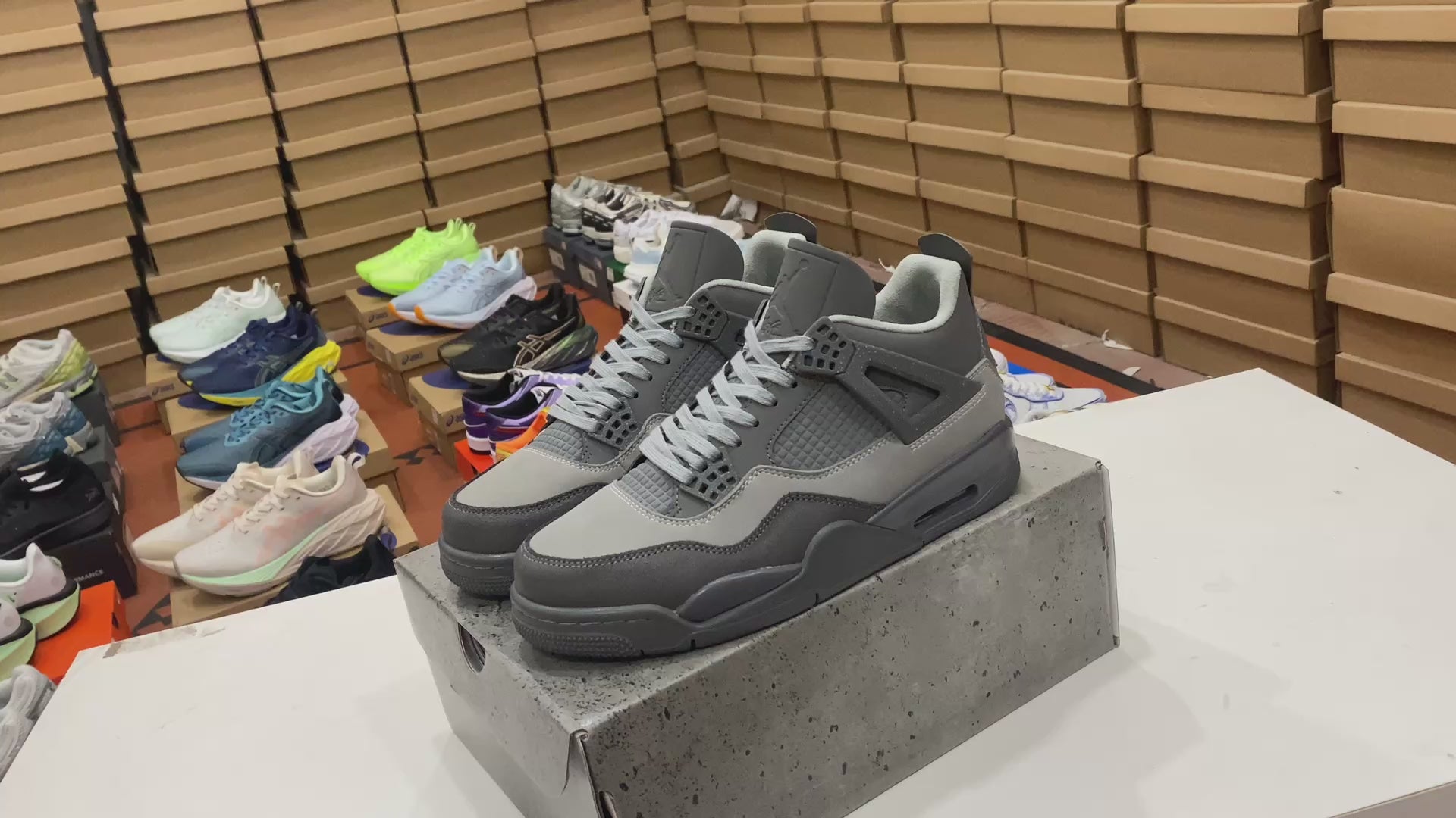 Air Jordan 4 Retro Paris Olympics Wet Cement