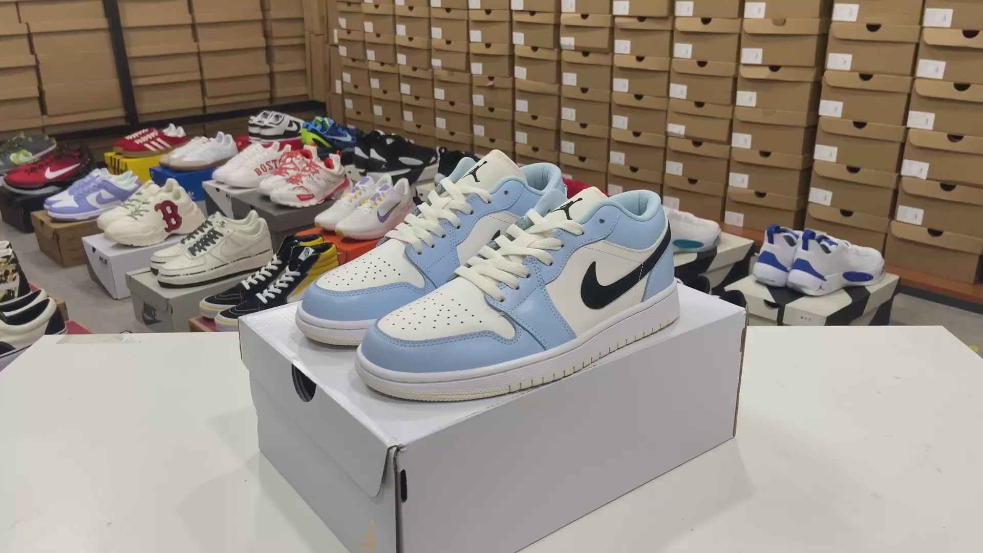 Air Jordan 1 Low 'Ice Blue Black'