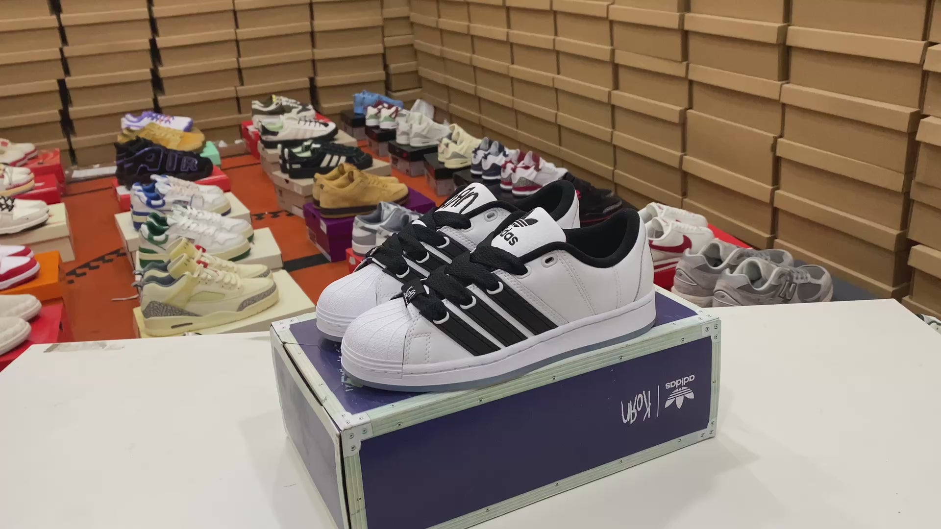 Korn x Adidas Superstar Supermodified "White Black"