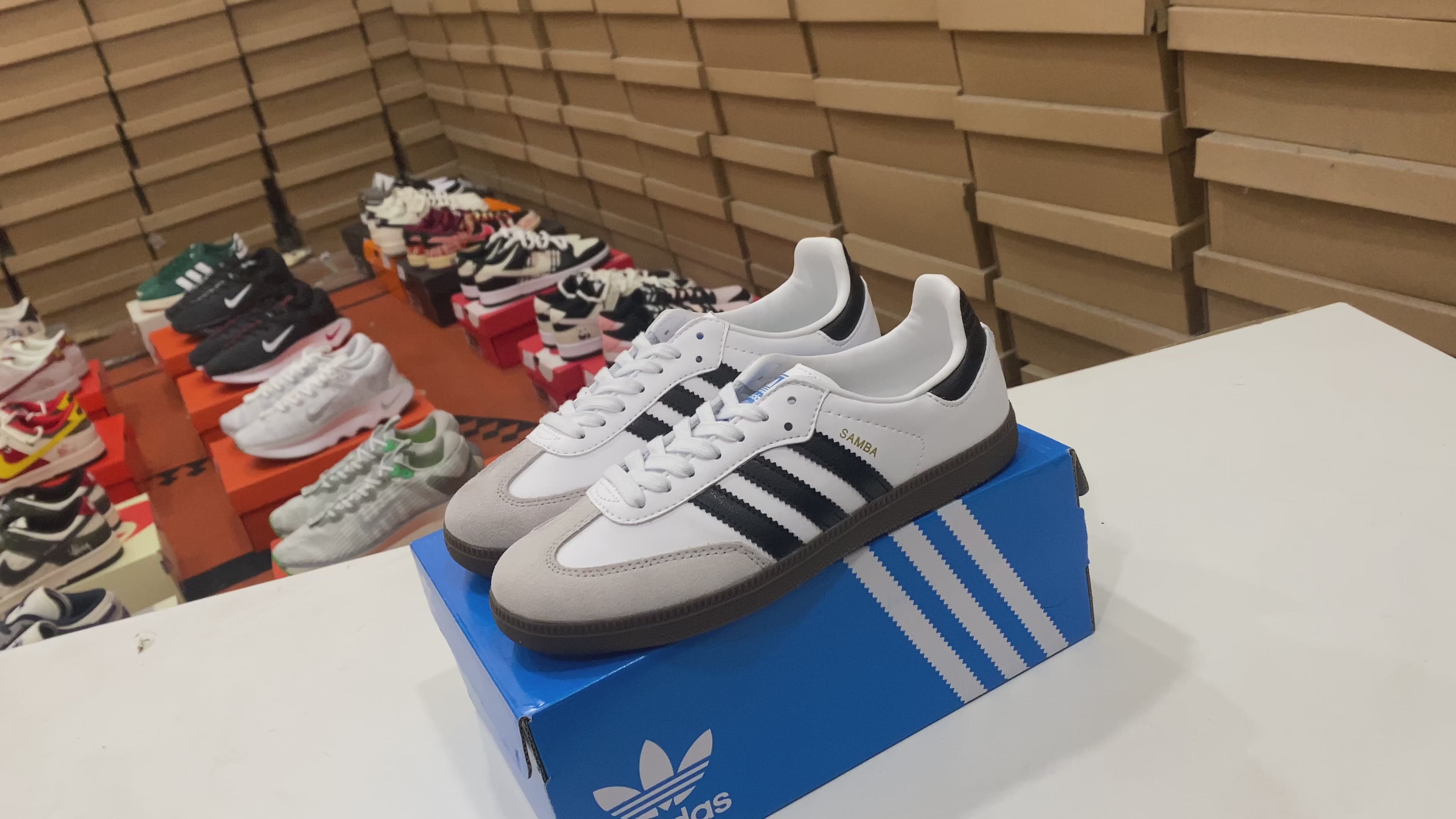 Adidas Samba OG Cloud White Core Black