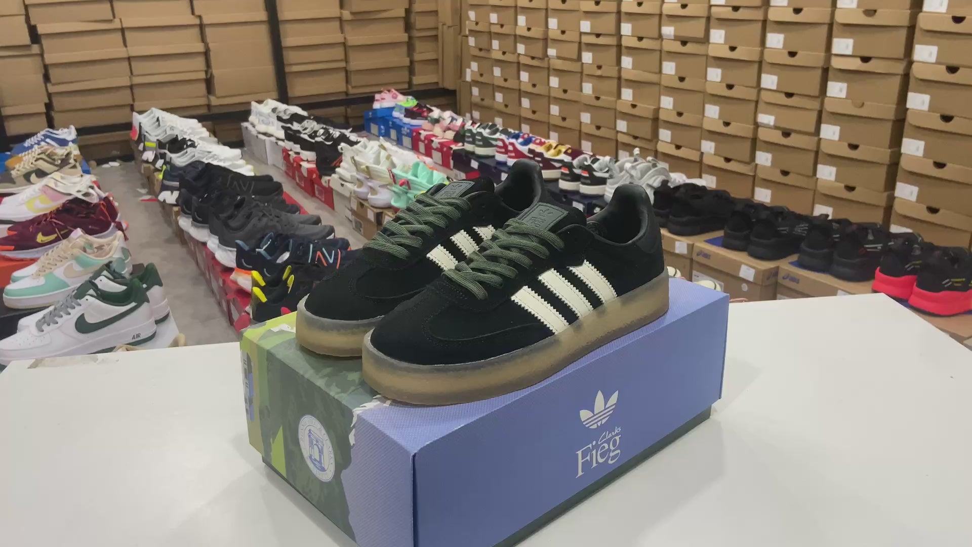 Adidas x Clarks x Ronnie Fieg 8th Street Samba 'Green'