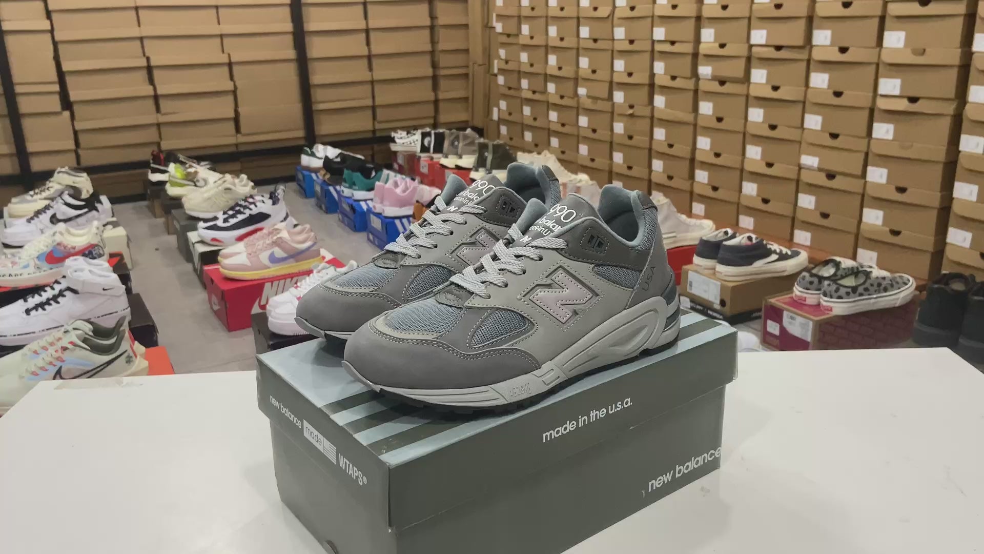 New Balance x WTAPS 990 V2 "Grey"