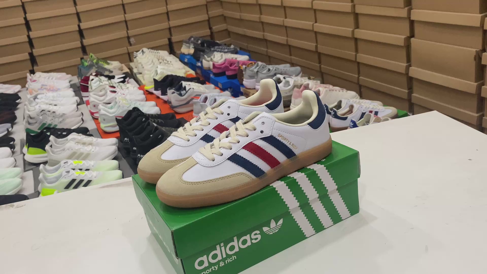Adidas Originals Samba OG Sporty & Rich "Blue Red"