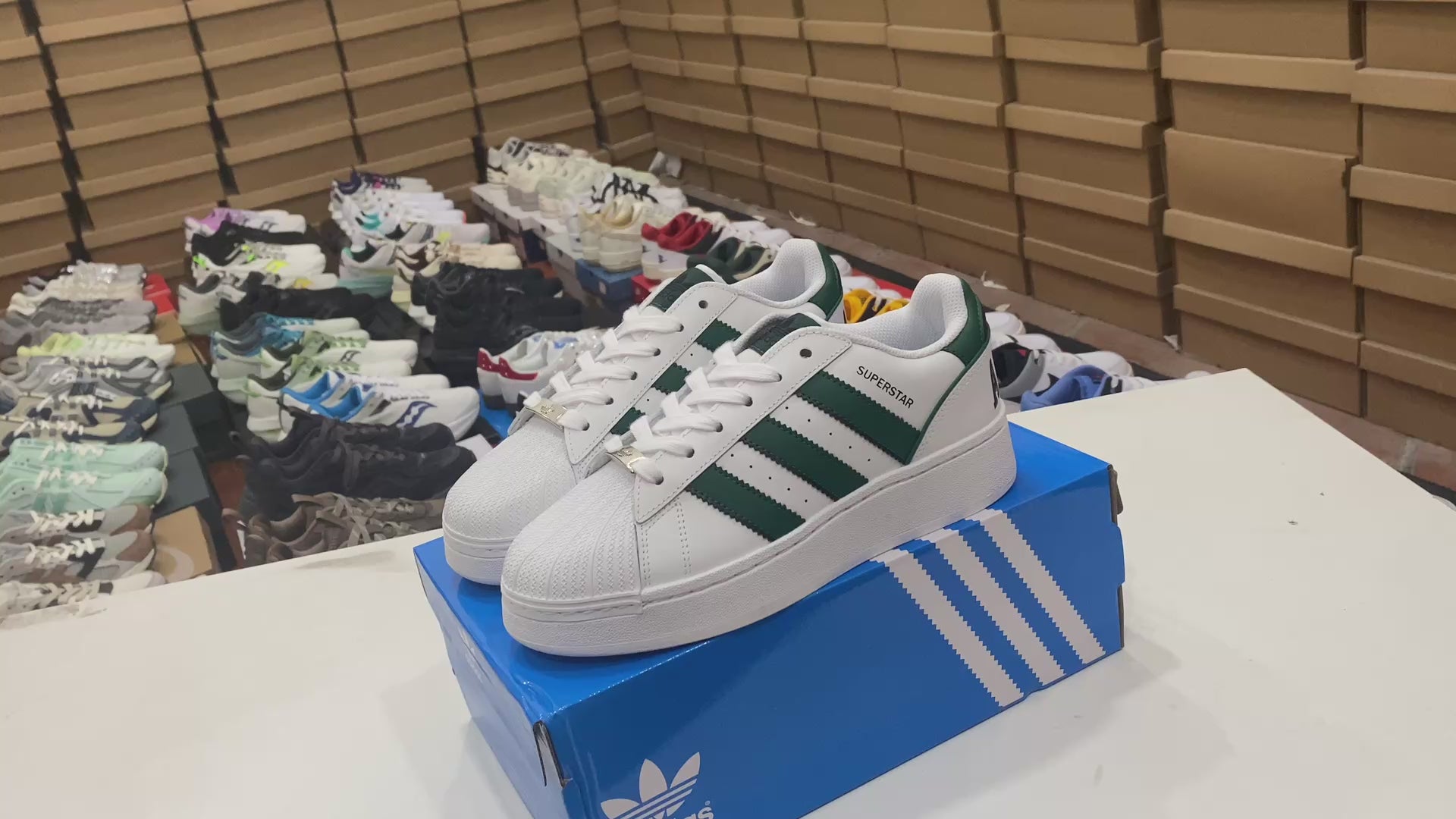 Adidas Originals Superstar XLG "White Green"